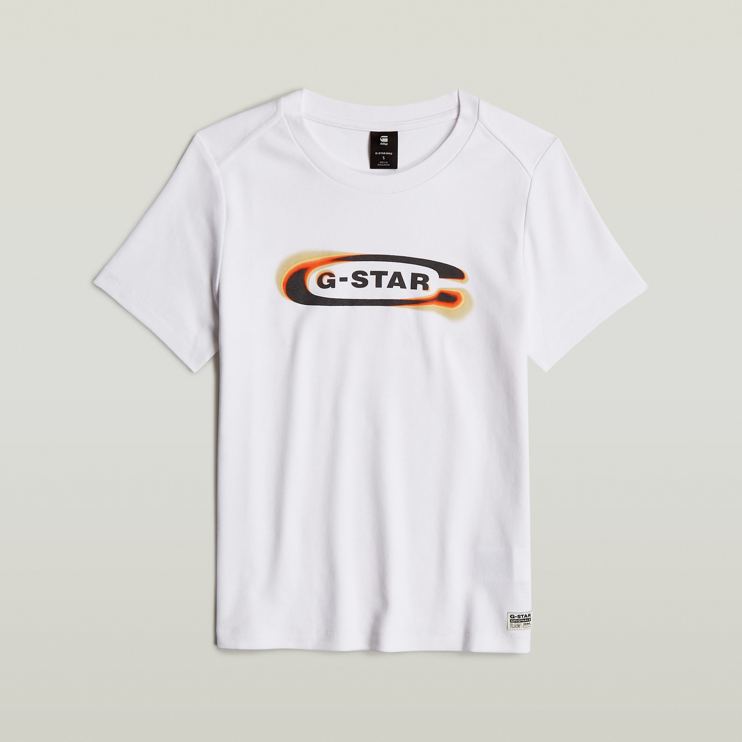 G-STAR T-Shirt »Old skool logo r t wmn«