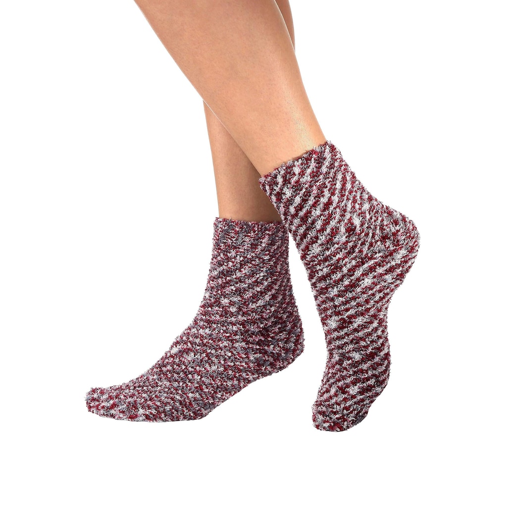 Lavana Kuschelsocken, (6 Paar)