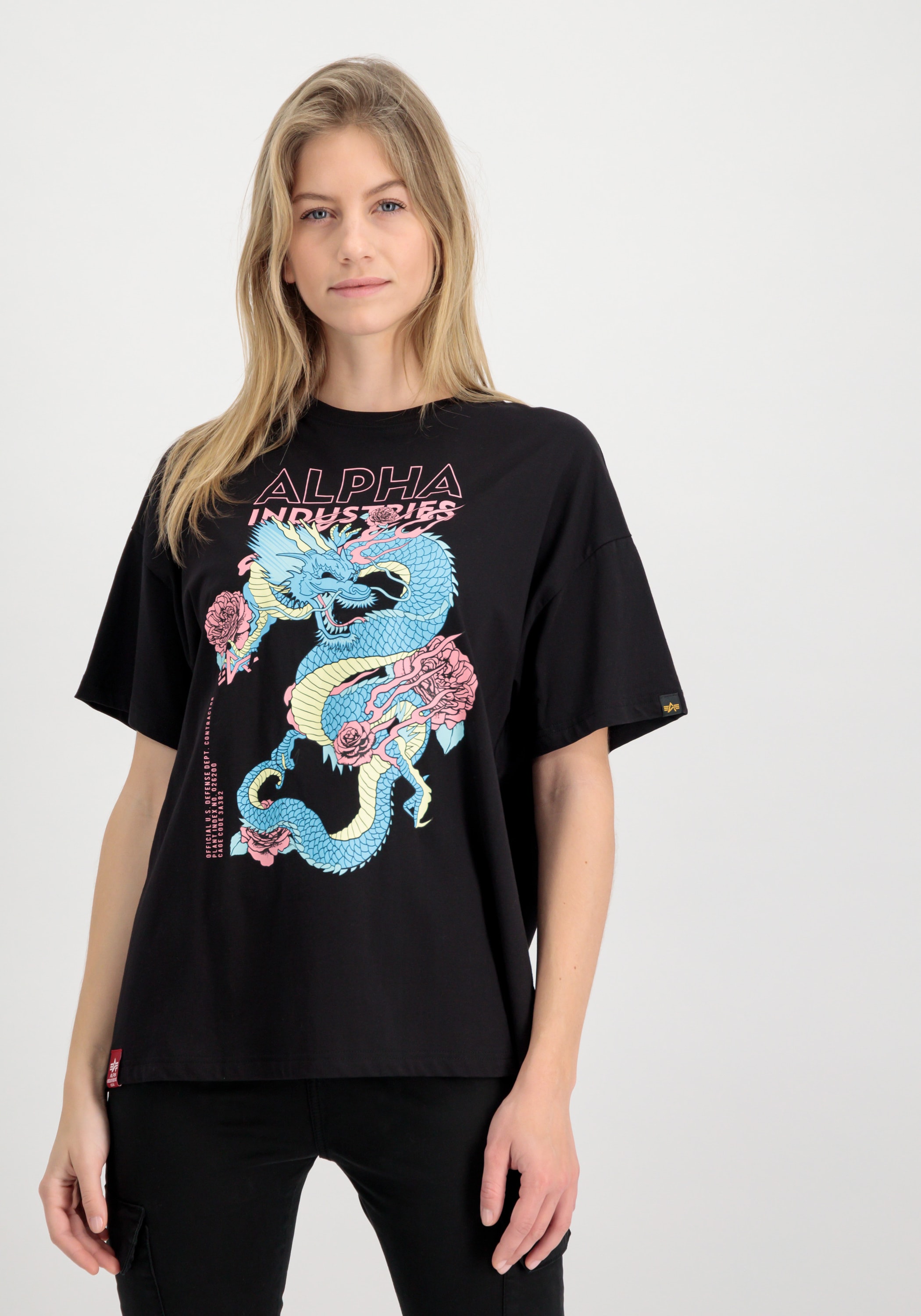 T-Shirt »Alpha Industries Women - T-Shirts Heritage Dragon OS T Wmn«