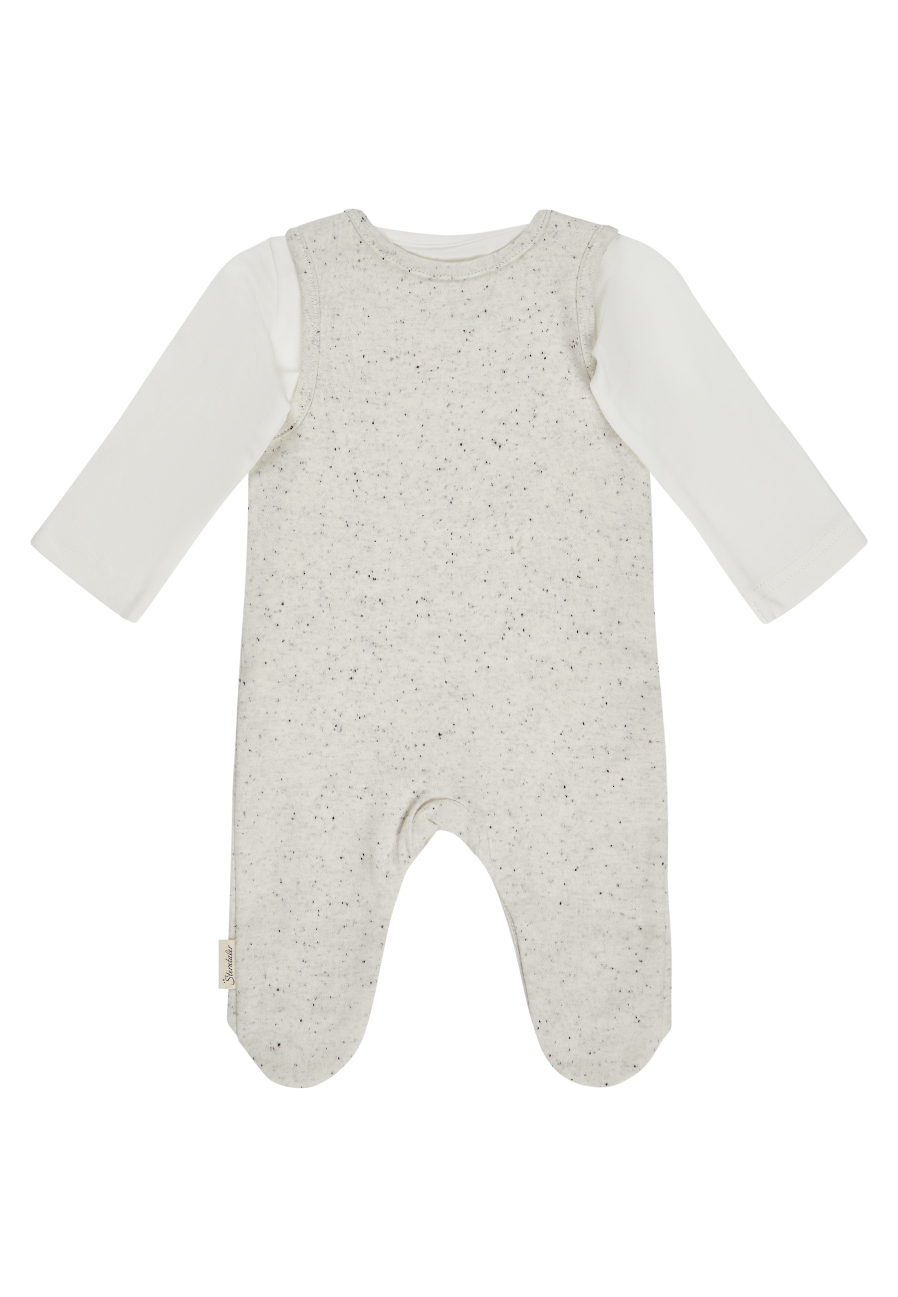 Sterntaler® Shirt & Hose »Strampler-Set Jersey gesprenkelt«