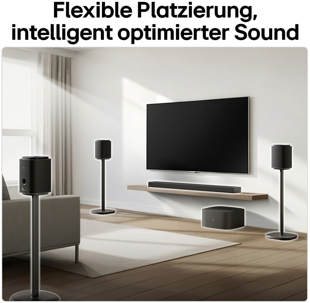 LG Subwoofer »Sound Suite W7« (WLAN (WiFi) App-Steuerung 220 W) mit Dolby Atmos FlexConnect-Technologie