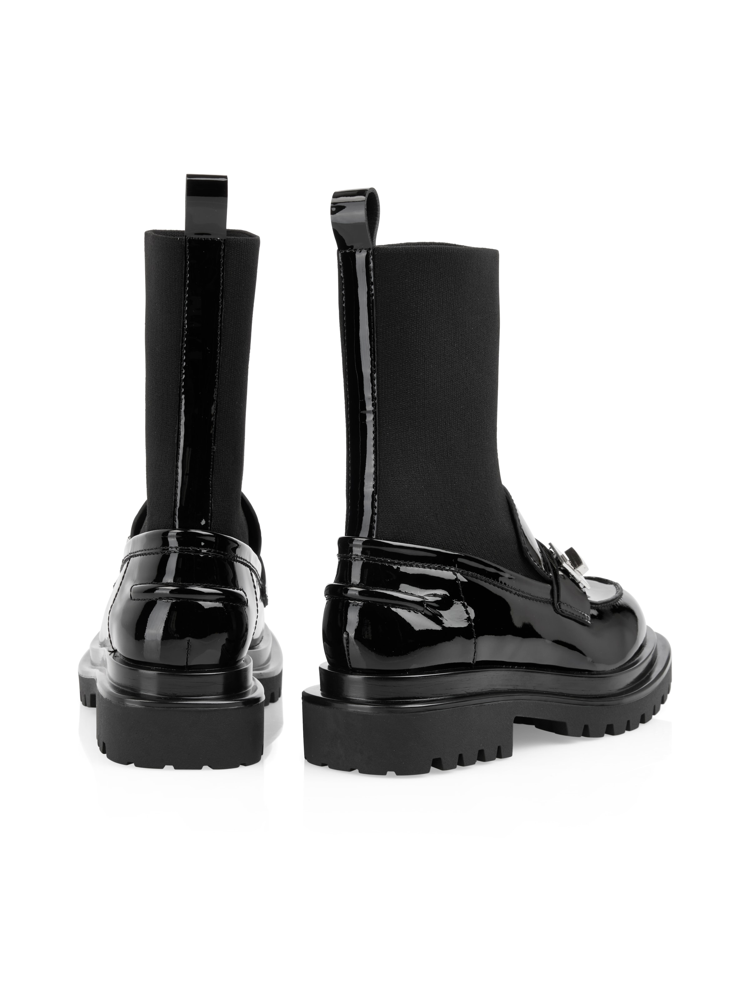 Marc Cain Stiefelette  Blockabsatz, Schlupfboots mit elastischem Stretchschaft