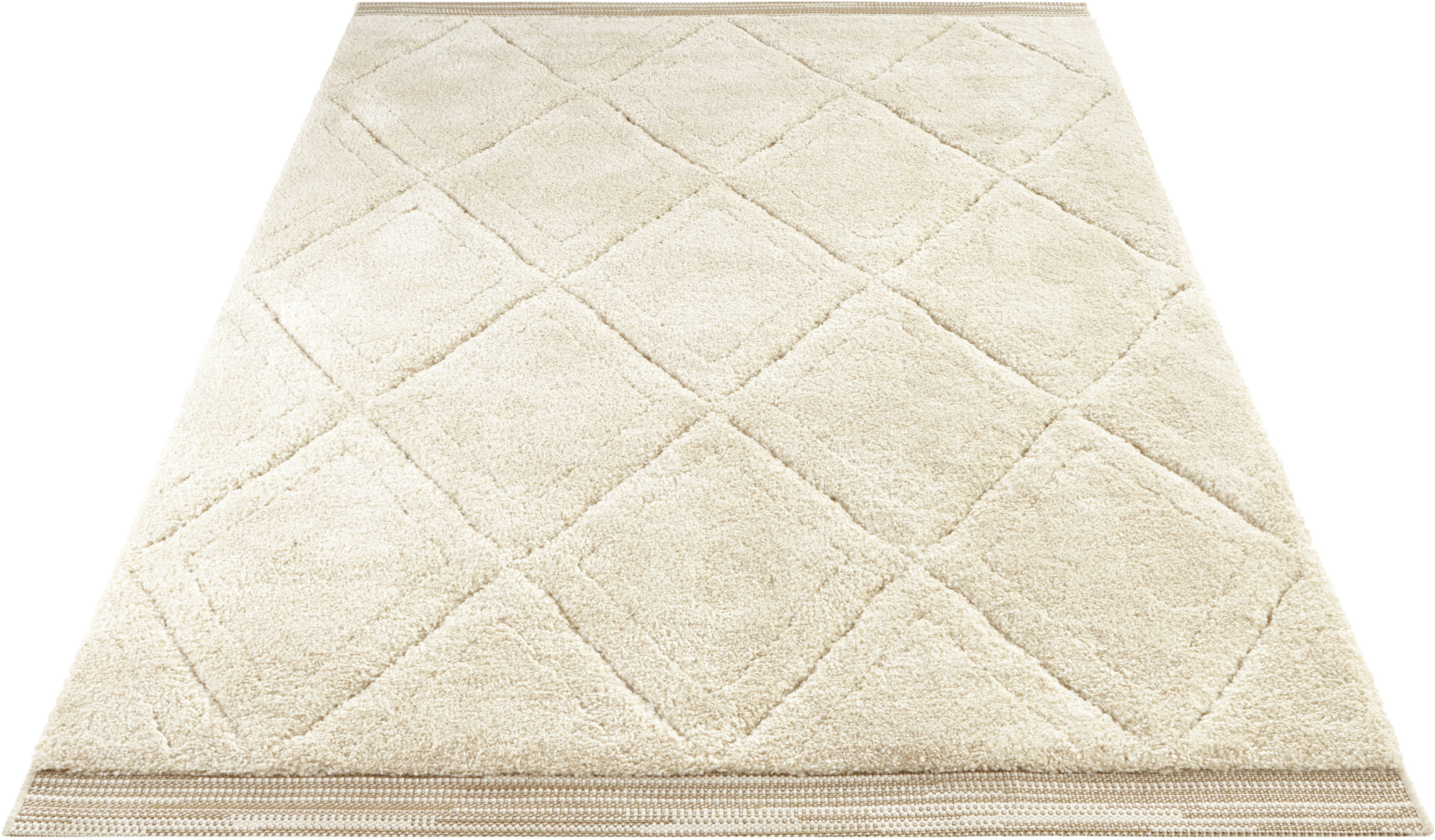 Designteppich »Colin«, rechteckig, Shaggy, Weich, Flauschig, Flokati, Hoch-Tief,...
