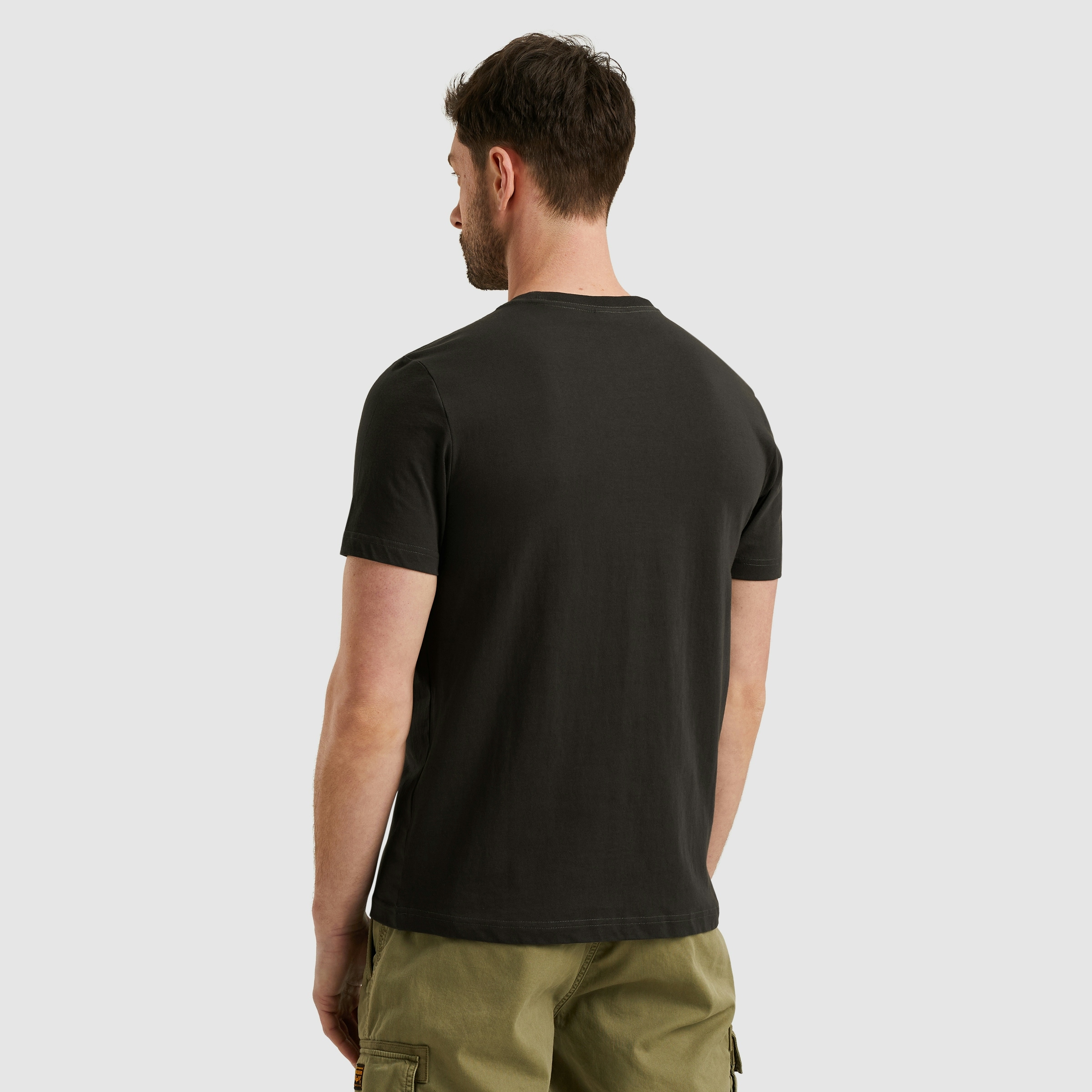 PME LEGEND T-Shirt »Short sleeve r-neck open end jersey«, mit Logo-Print