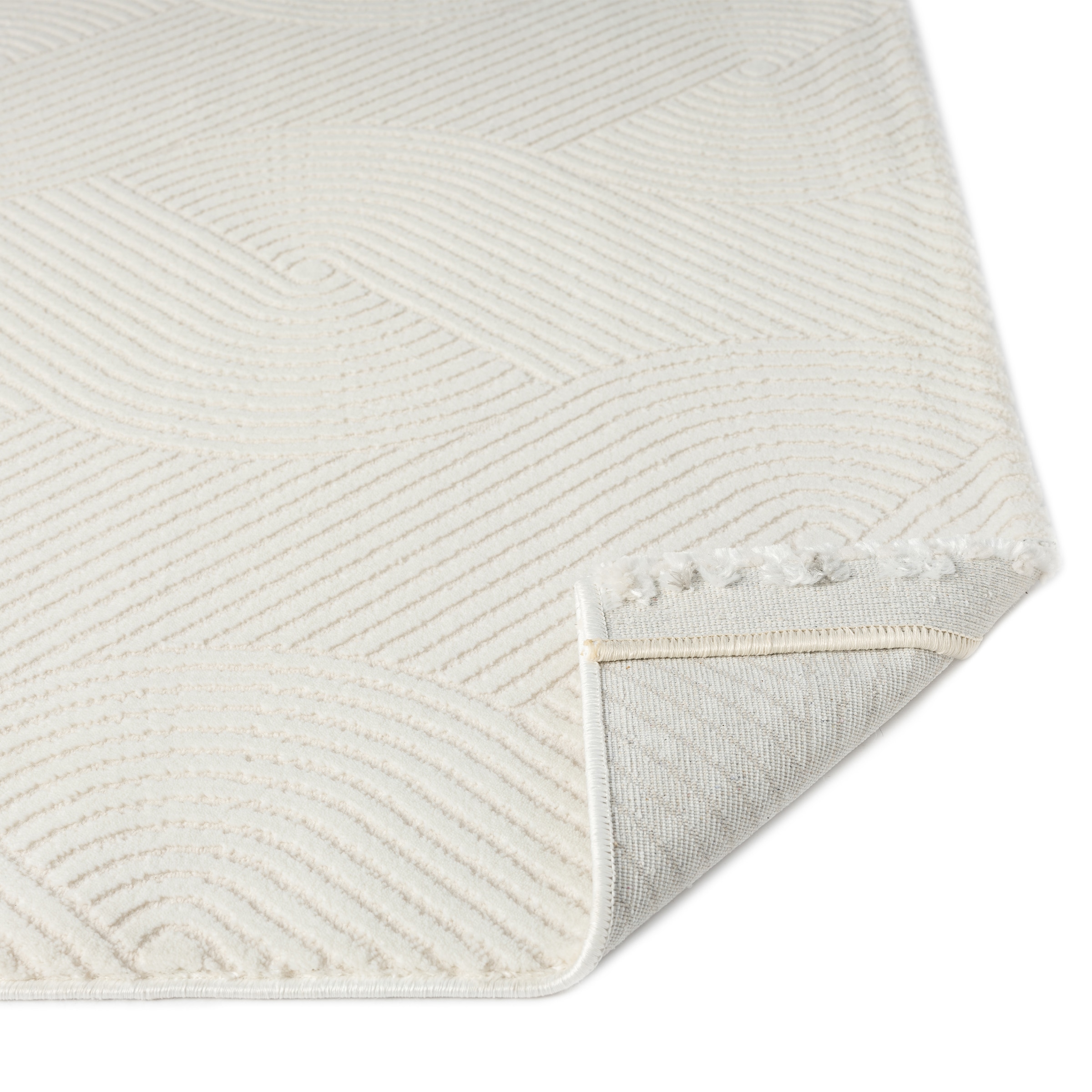 Sehrazat Teppich »Nora 5800 , auch als Läufer« rechteckig 10 mm Höhe Kurzflor, grafisches Hoch Tief  Muster, Wohnzimmer