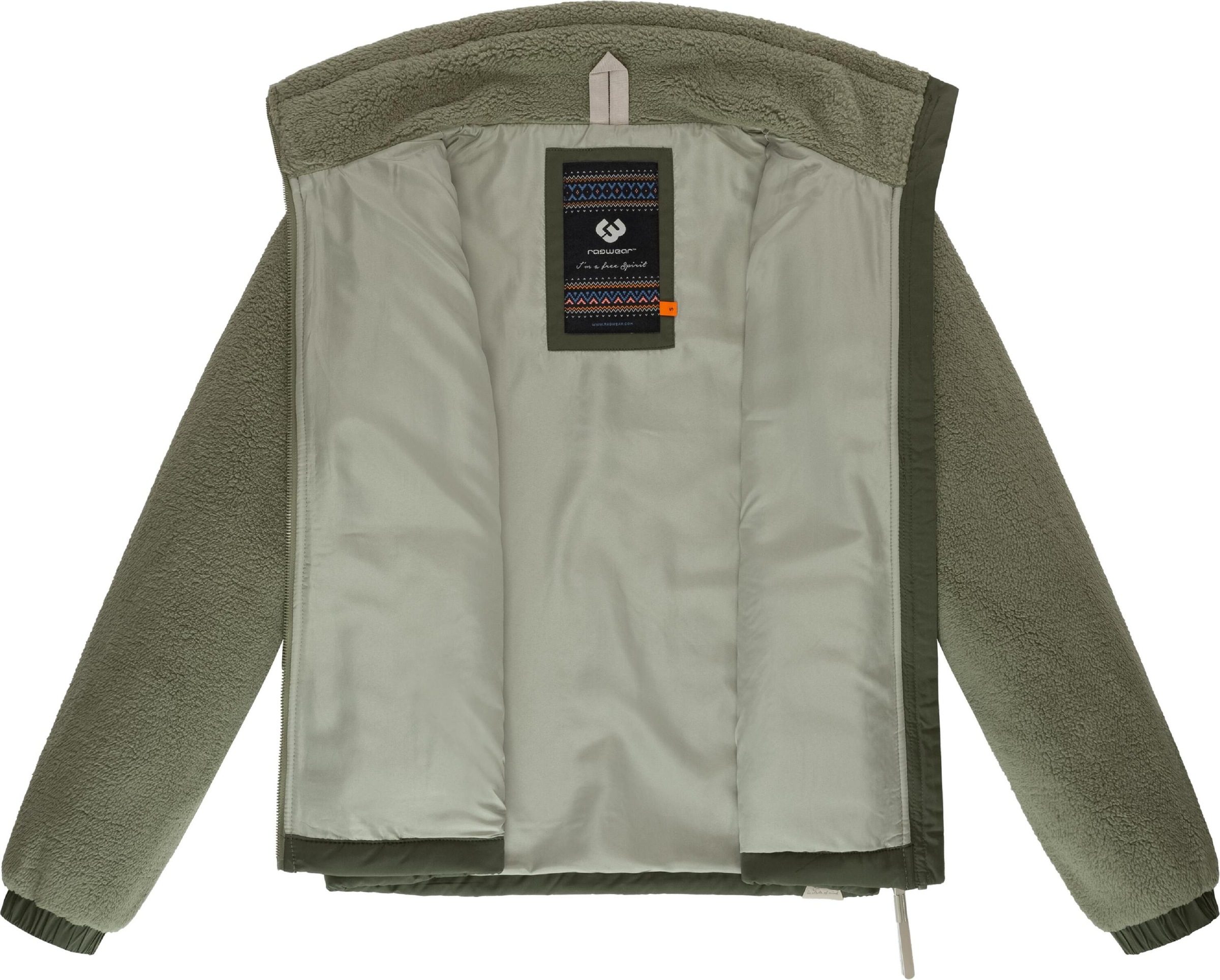 Ragwear Kapuzensweatjacke »Plüschjacke Arctika«