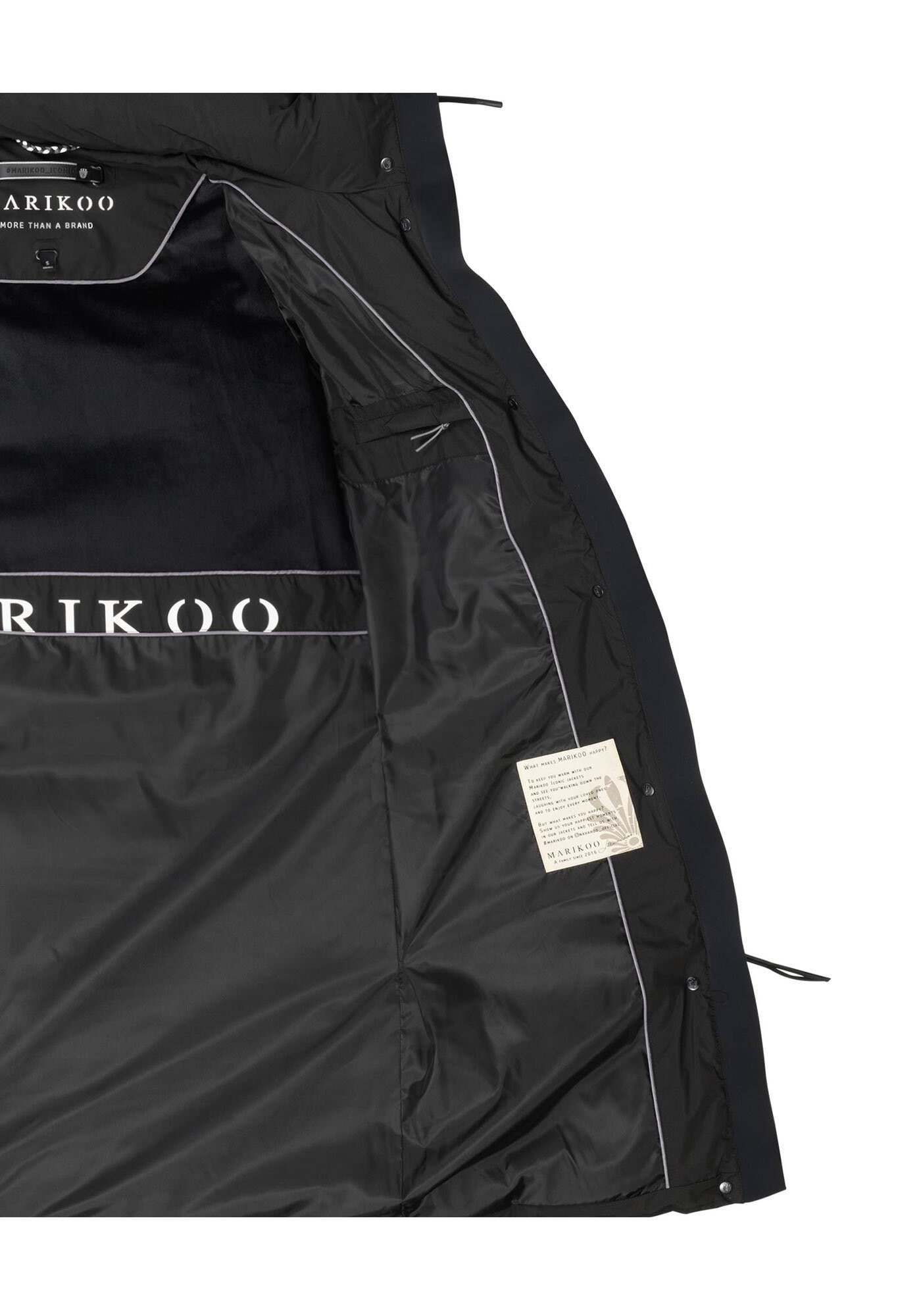 Marikoo Winterjacke »Marikoo Tabiaa Damen Winter Steppmantel N099«