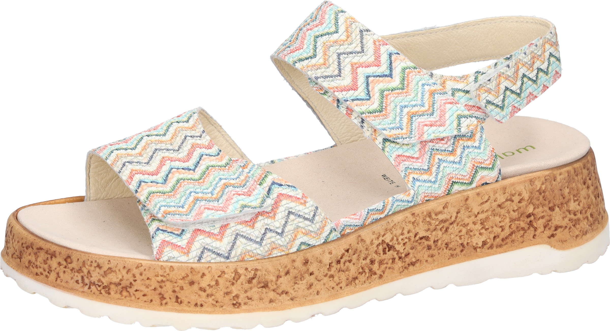 Waldläufer Plateausandale »H-LIBBY«  Sommerschuh, Sandalette, Bequemschuh mit Klettverschlüsse, H-Weite