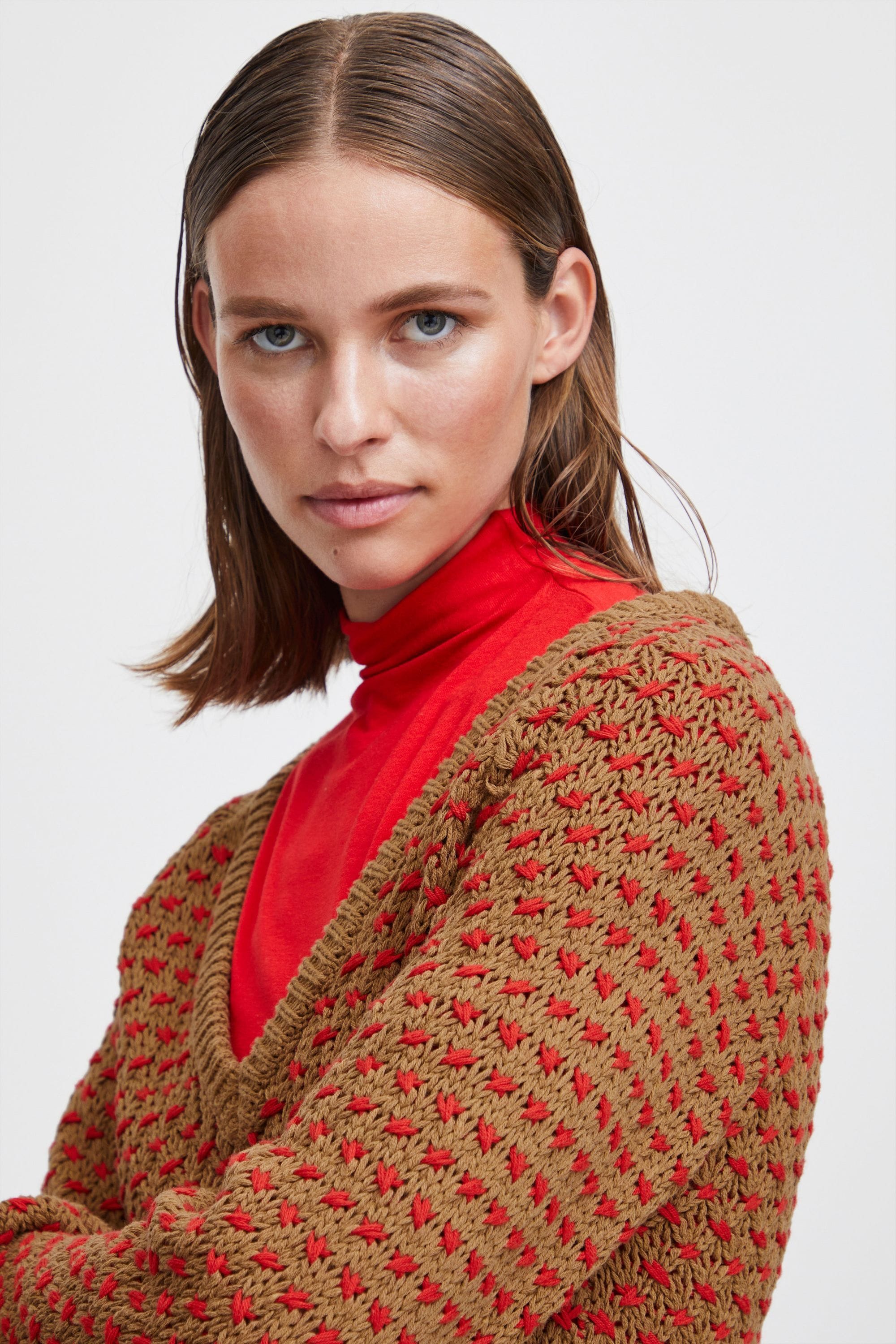 b.young Strickfleece-Pullover »Strickpullover BYOlena«