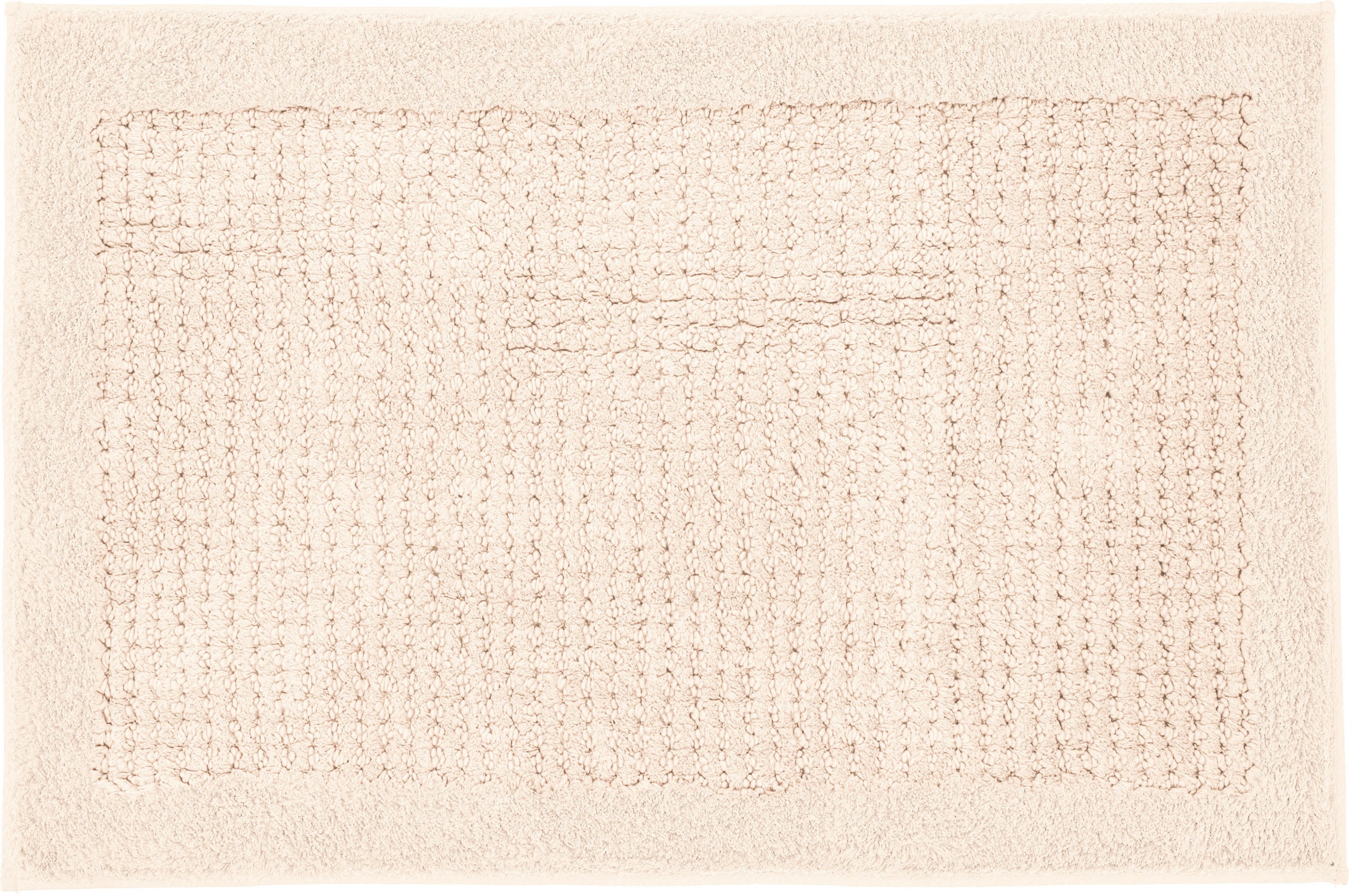 Kleine Wolke Badematte »Net«, rutschhemmend beschichtet, fußbodenheizungsgeeignet, Badteppich, Uni Farben, rutschhhemmend