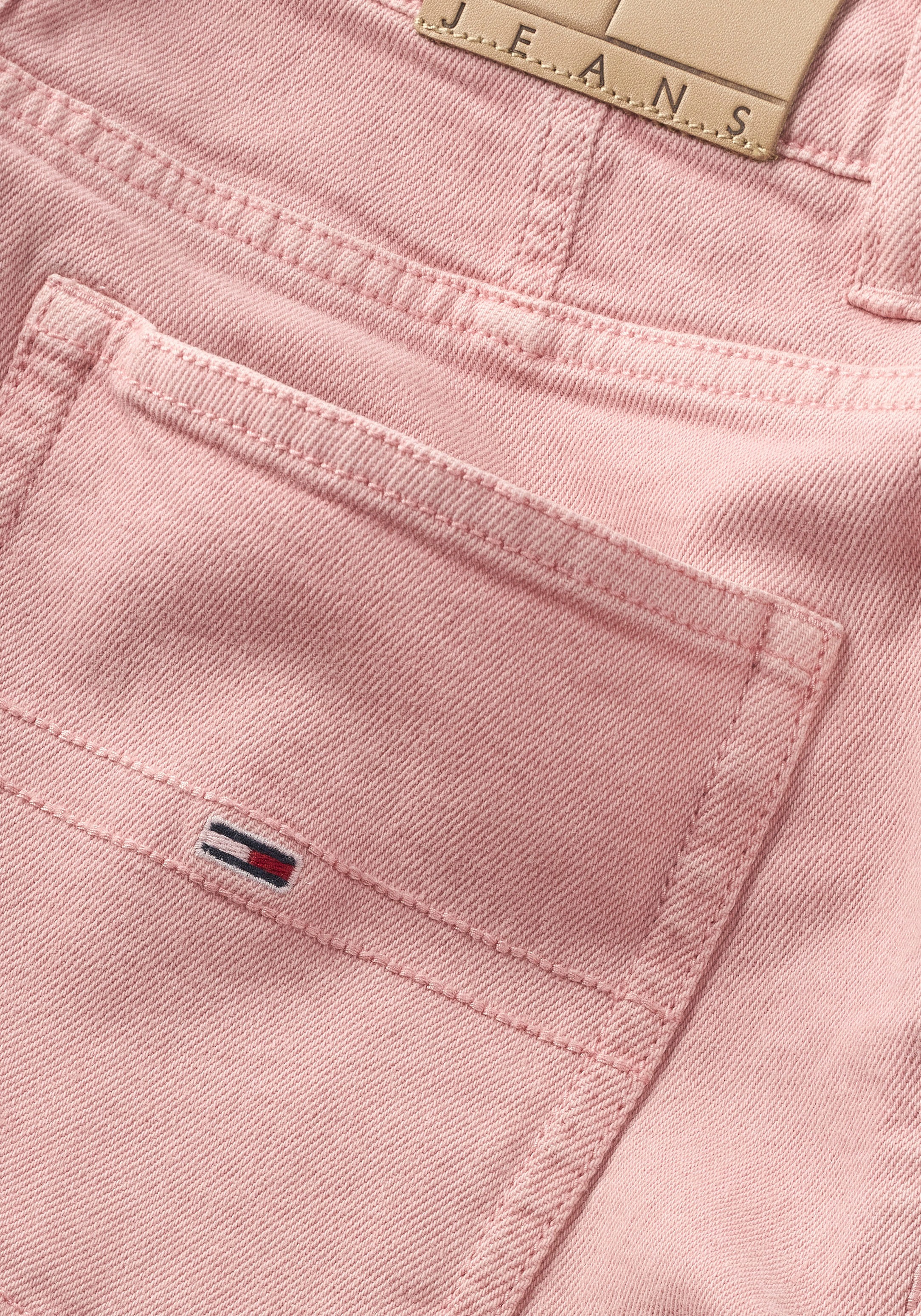Tommy Jeans Webhose »TJW MOM SLIM UH GD«, mit Logostickerei