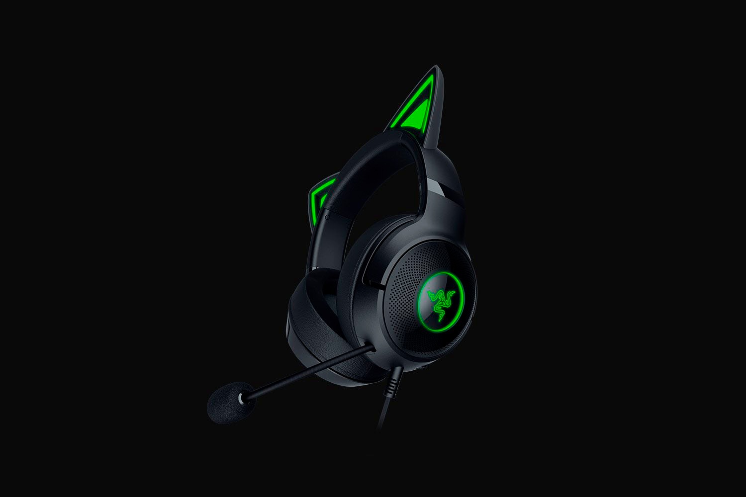 RAZER Kopfhörer »Kraken Kitty V2«, Rauschunterdrückung-Stummschaltung