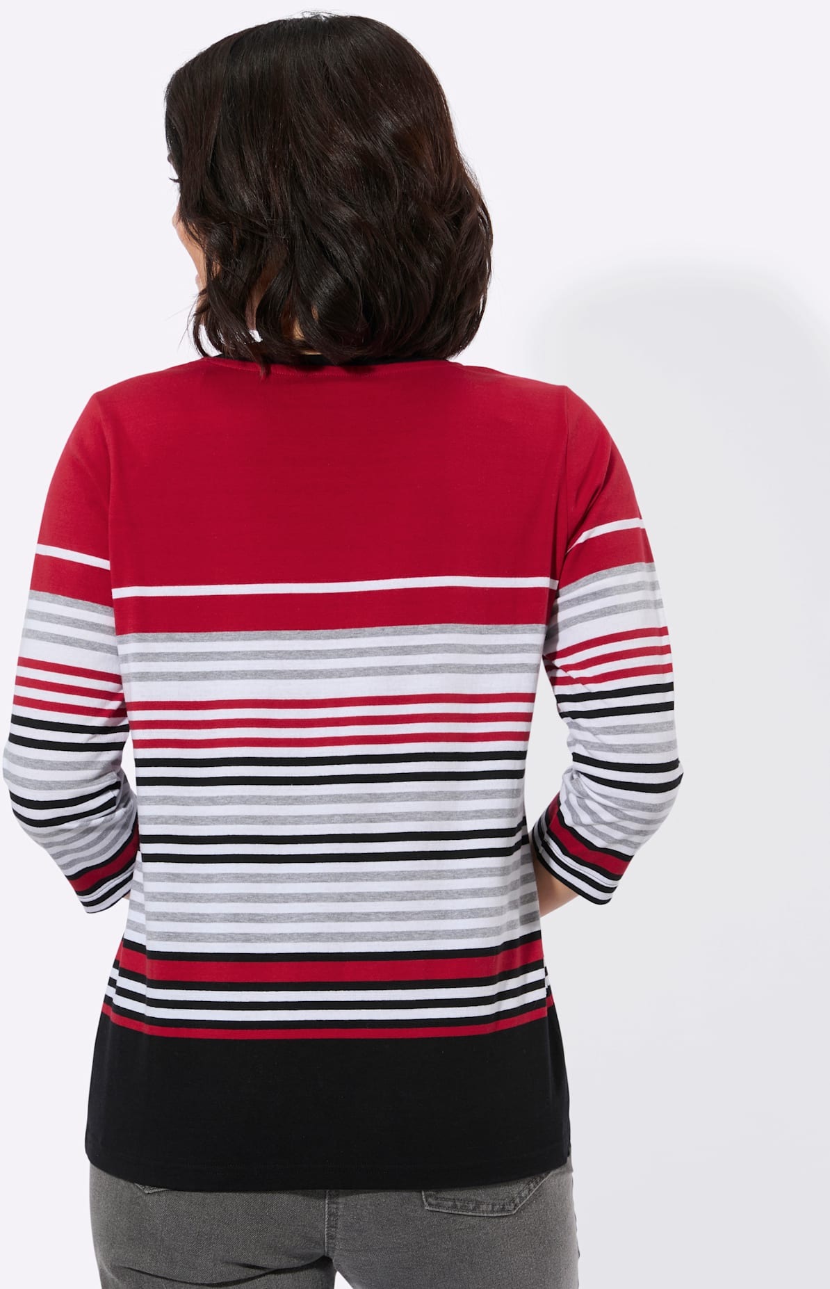 Casual Looks 3/4-Arm-Shirt »Rundhals-Shirt« 1