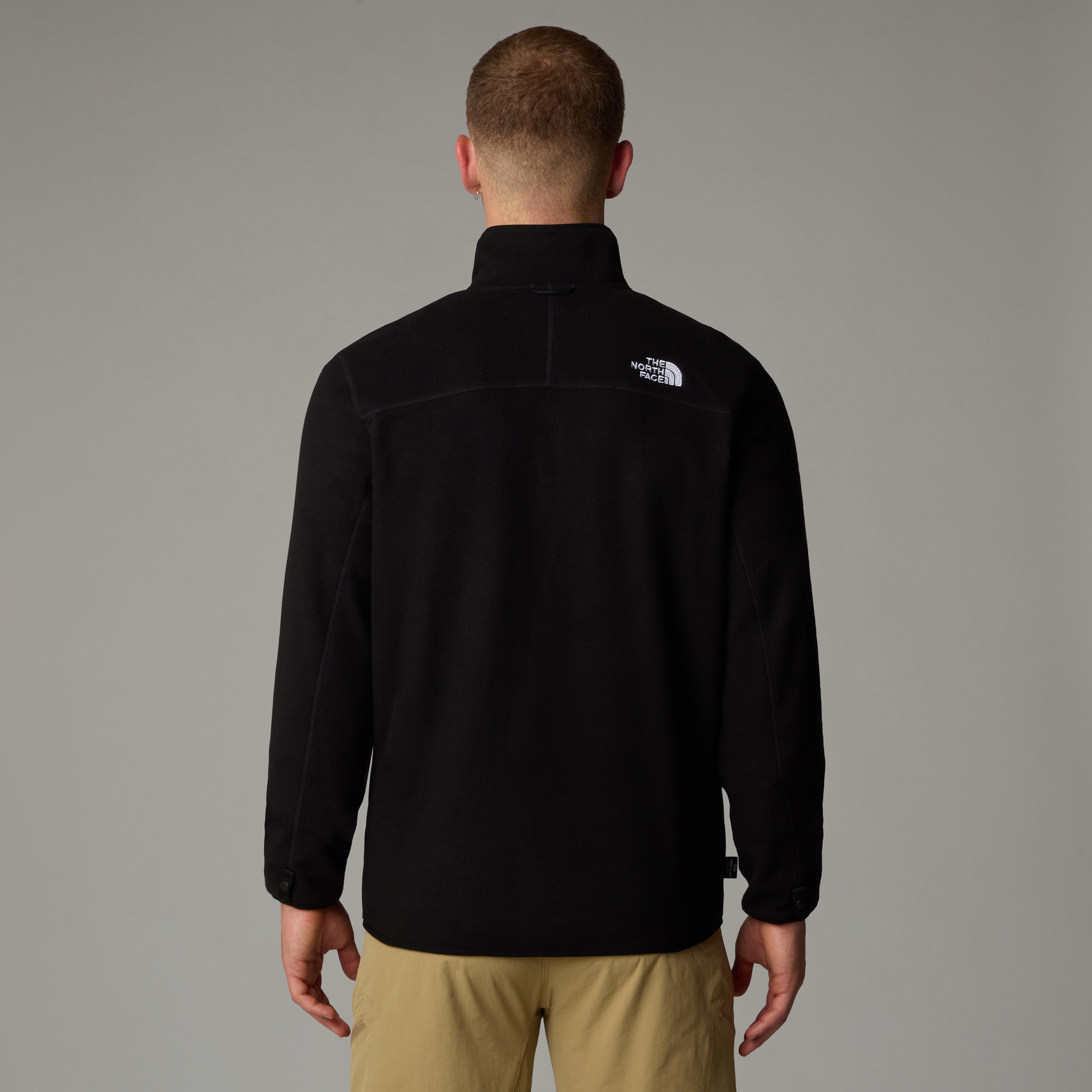 The North Face Fleecejacke »M 100 GLACIER FULL ZIP - EU«, (1 St.), aus weichem, gebürstetem Mikrofaser-Fleece