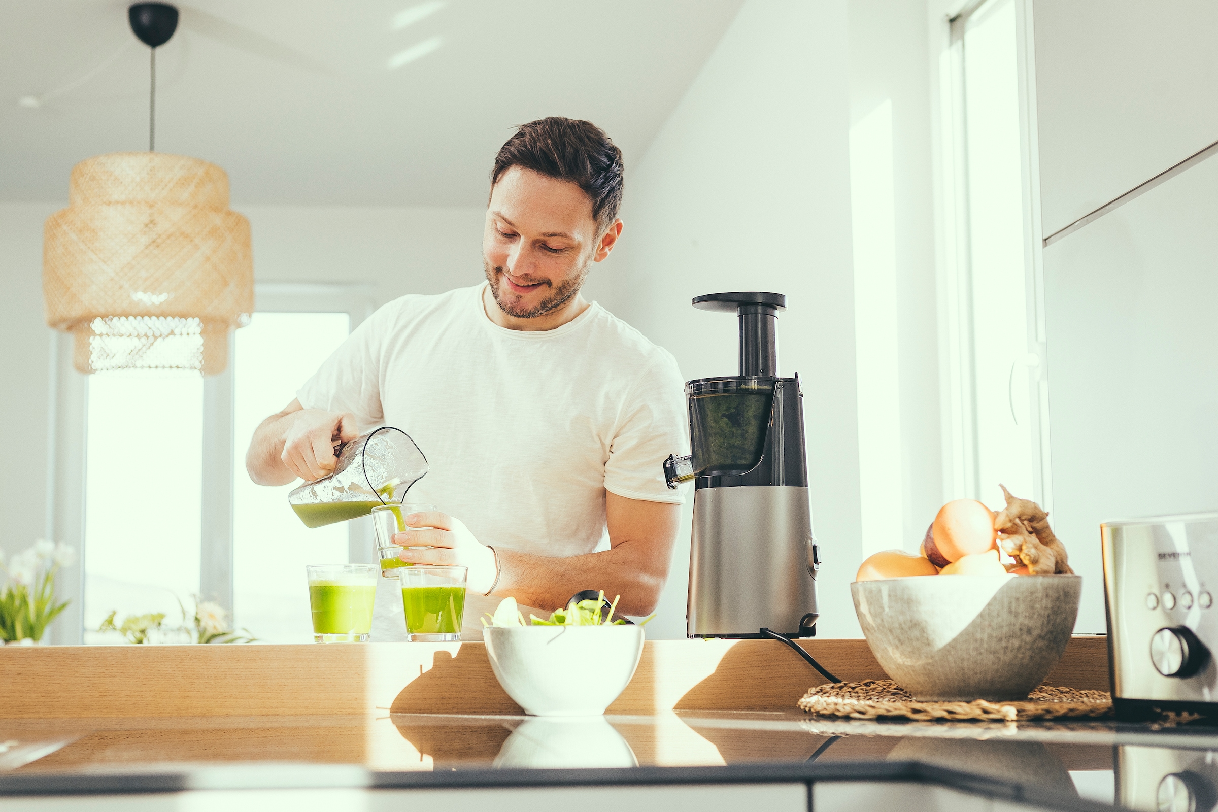 Severin Slow Juicer »ES 3571« 150 W für Säfte, Sorbets, Marmelade uvm., mit Easy-Clean Konzept