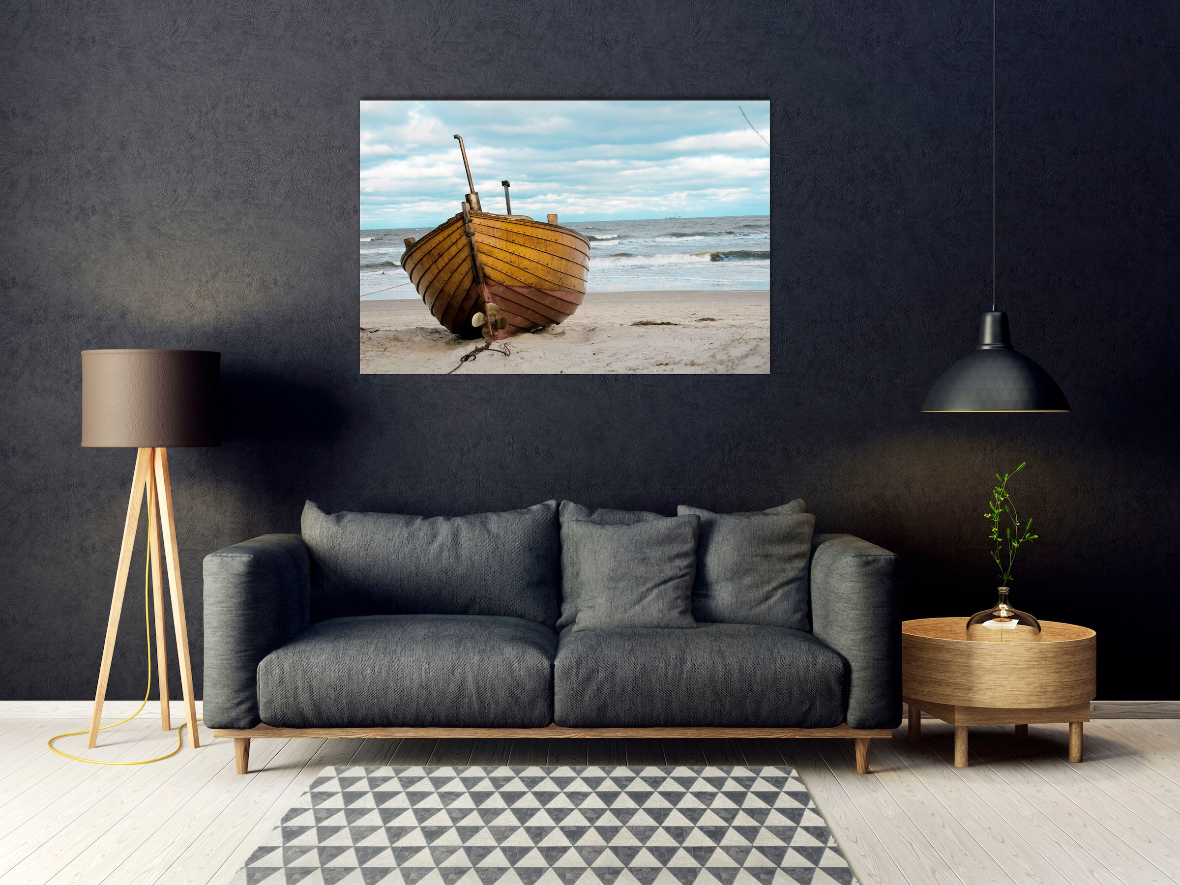 queence Acrylglasbild »Eragon«, Himmel-Meer-Spa-Spa Bilder-Schiffe-Meer Bilder-Strand, (1 St.), Fine Art-Print in Galeriequalität