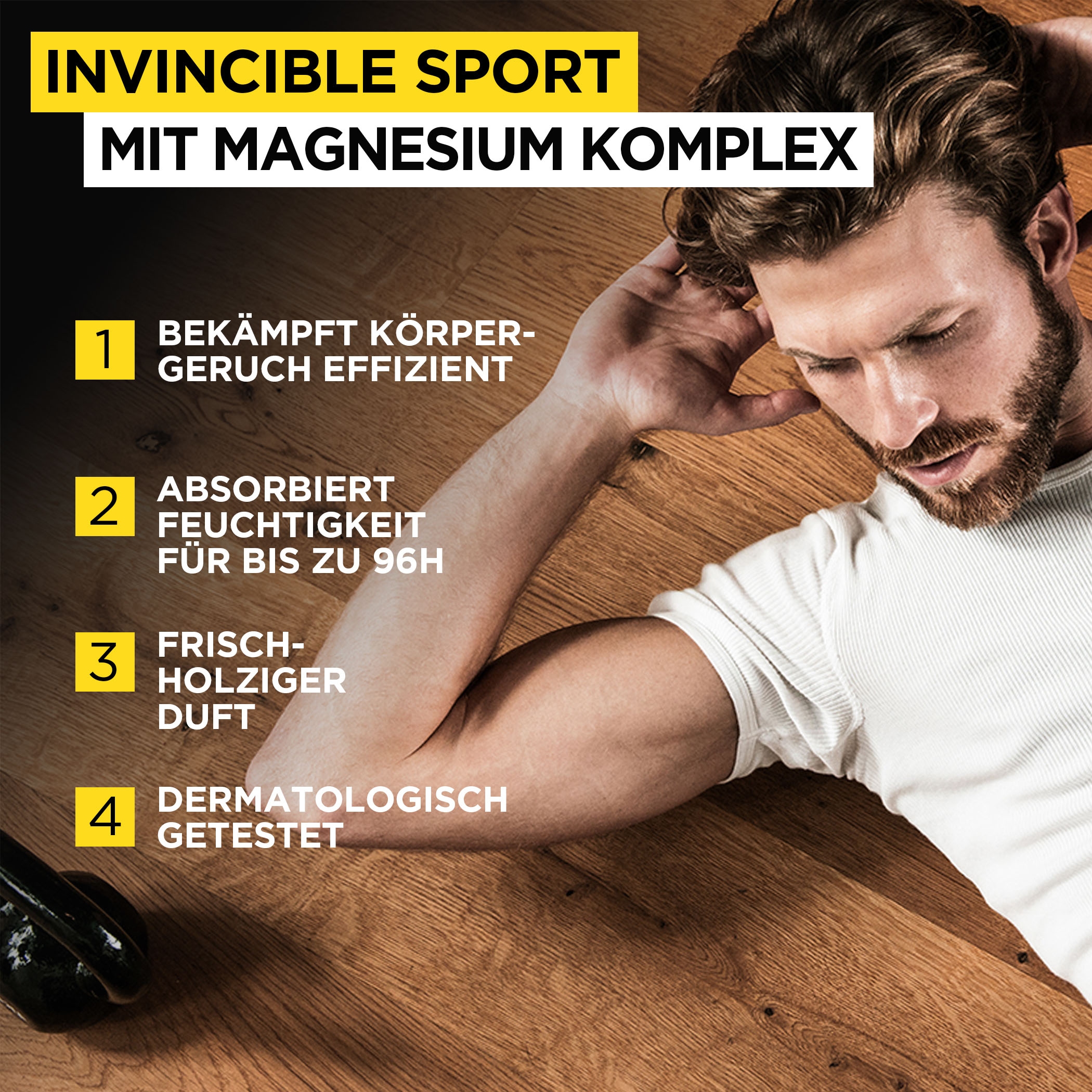 L'ORÉAL PARIS MEN EXPERT Deo-Spray »Deo Spray Invincible Sport«, (Packung, 6 tlg.)