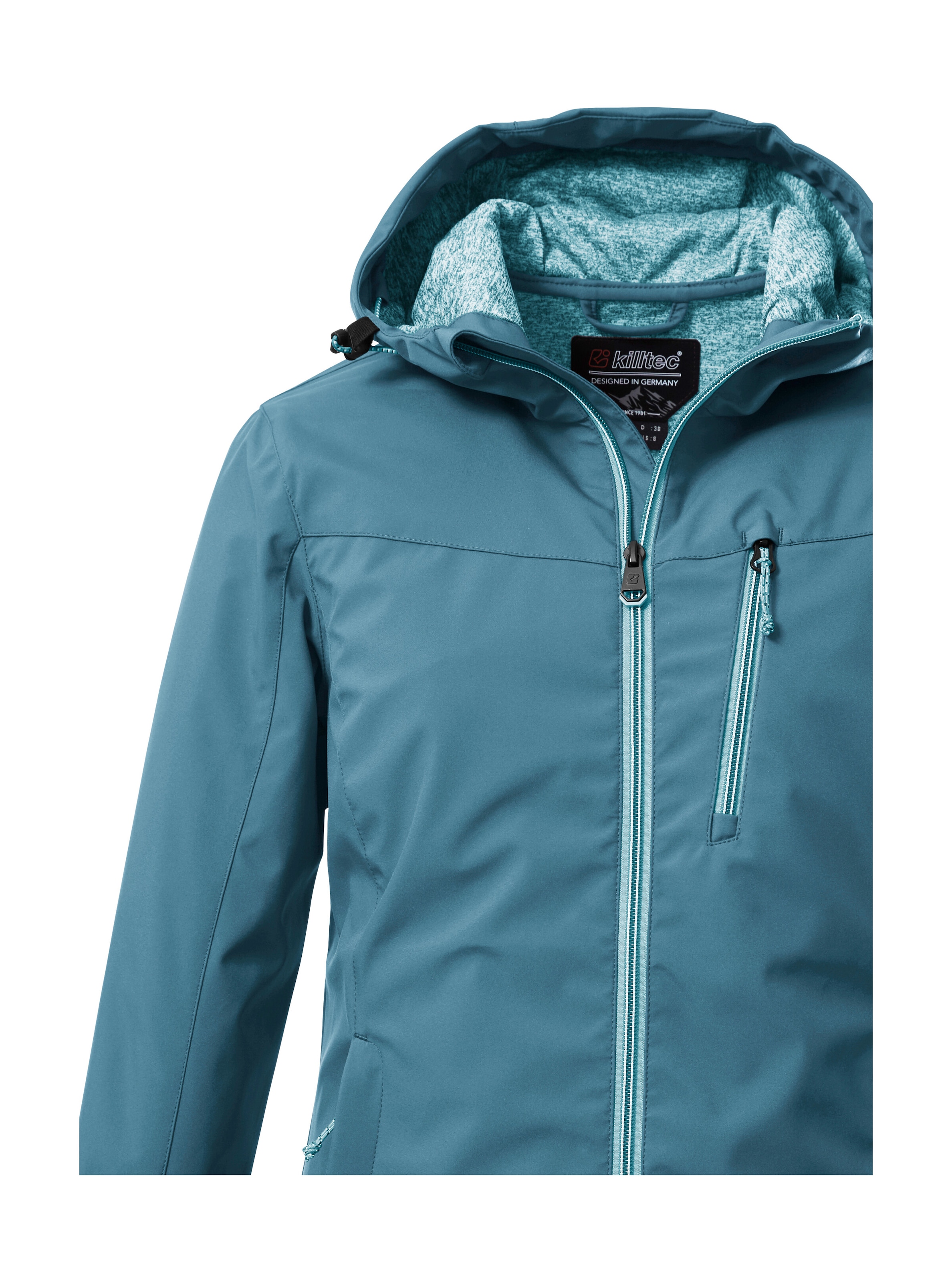 Killtec Softshelljacke »KOS 89 WMN SFTSHLL JCKT« Damen Softshelljacke: Wind-und wasserdicht, atmungsaktiv