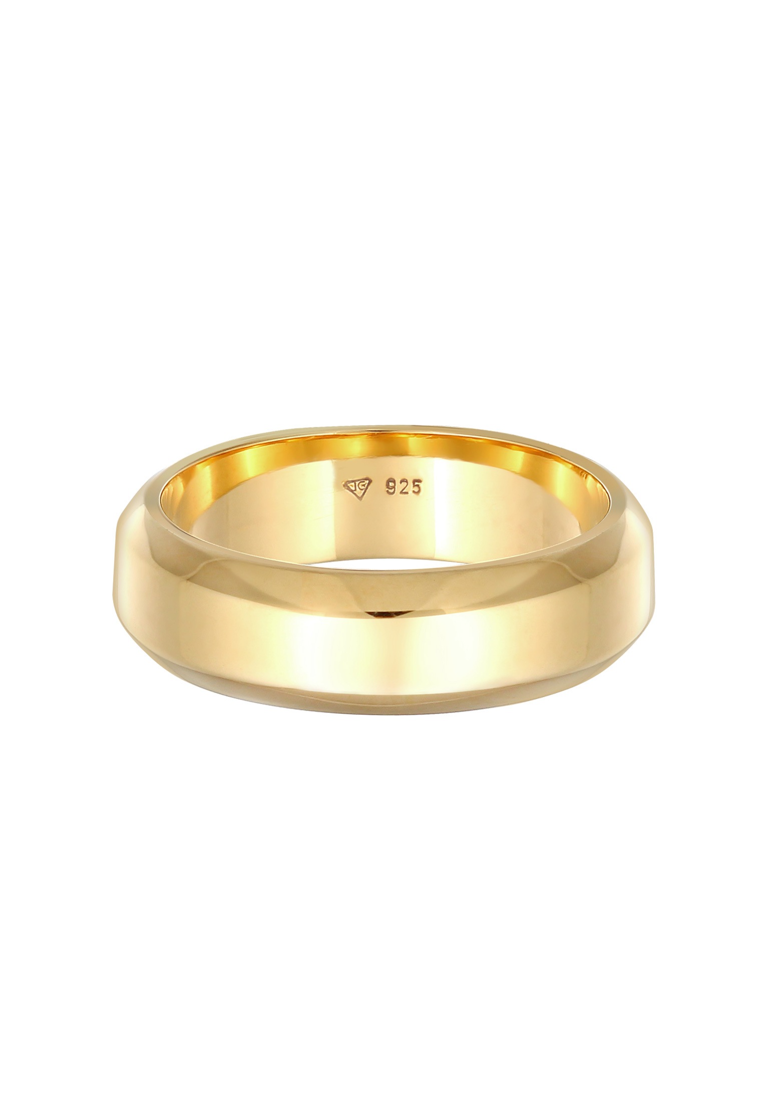 Kuzzoi Fingerring »Ring Herren Bandring Basic 925 Silber«