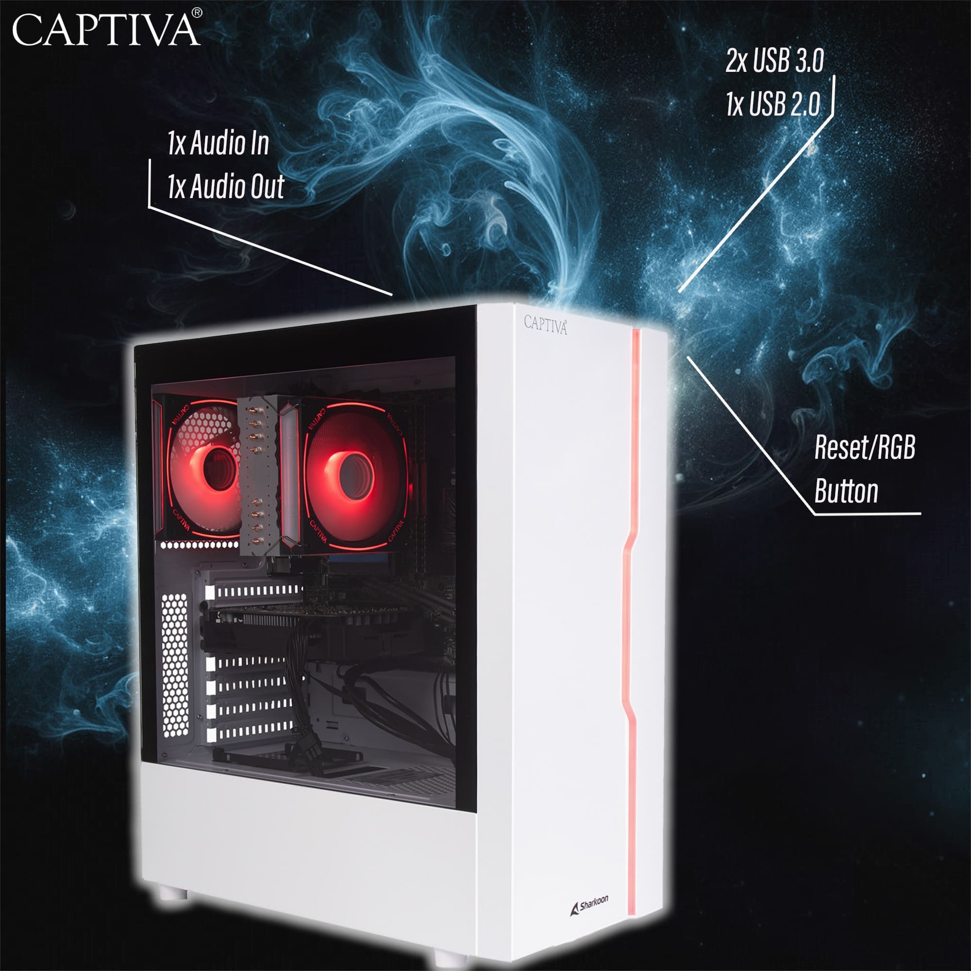 CAPTIVA Business-PC-Komplettsystem »Power Starter R78-400 TFT Bundle«