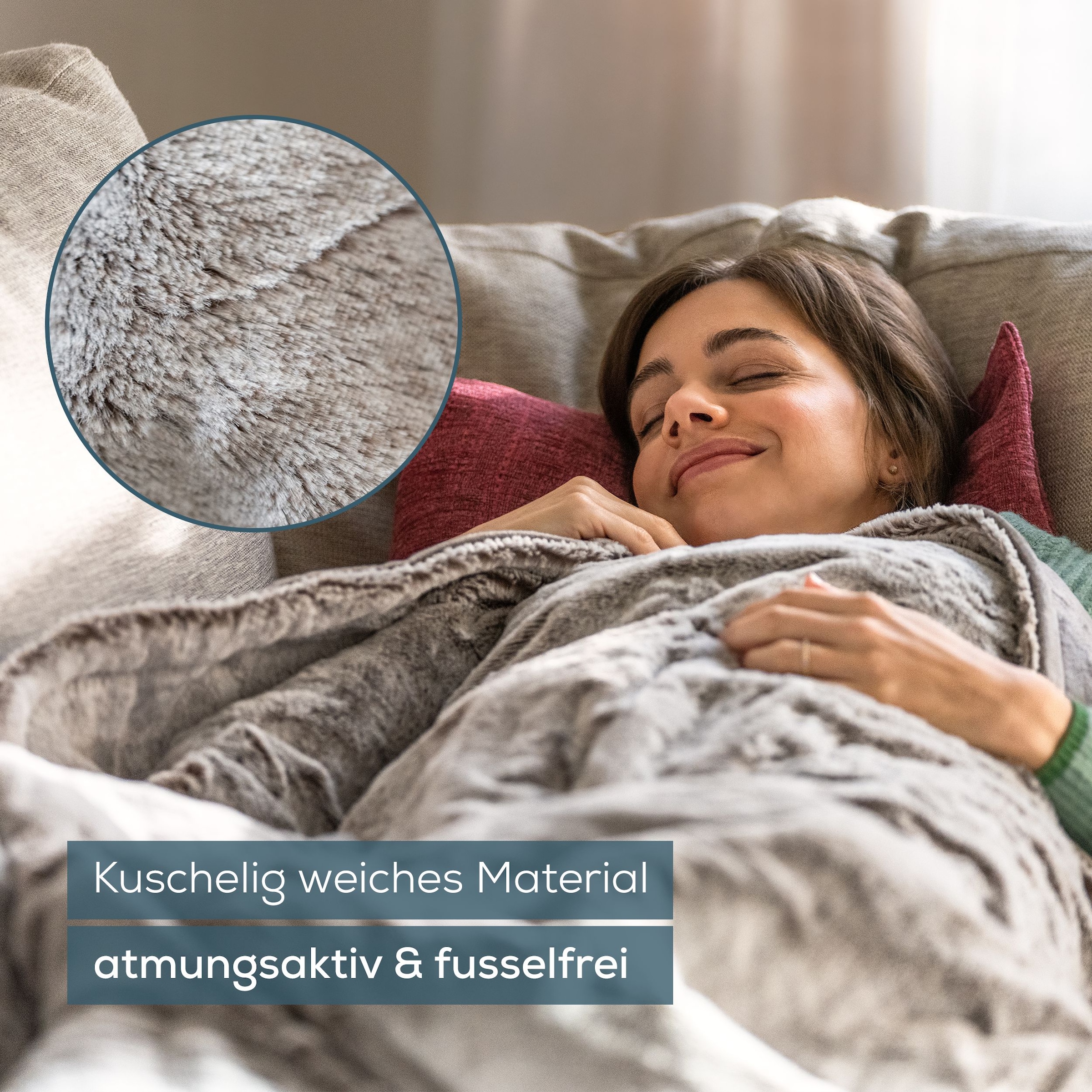 BEURER Heizdecke »Beurer HD 150 Heizdecke XXL taupe, elektrische Kuscheldecke«, 6 Temperaturstufen, kuscheliges Material, maschinenwaschbar