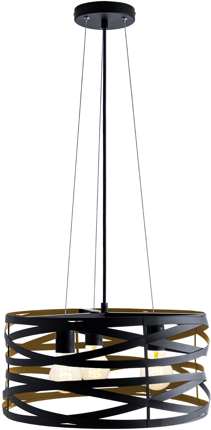 Paco Home Pendelleuchte »SHANNON« E27 Hängelampe Esszimmer Esstischlampe Metall Korb Ã˜40cm 3 Flammig