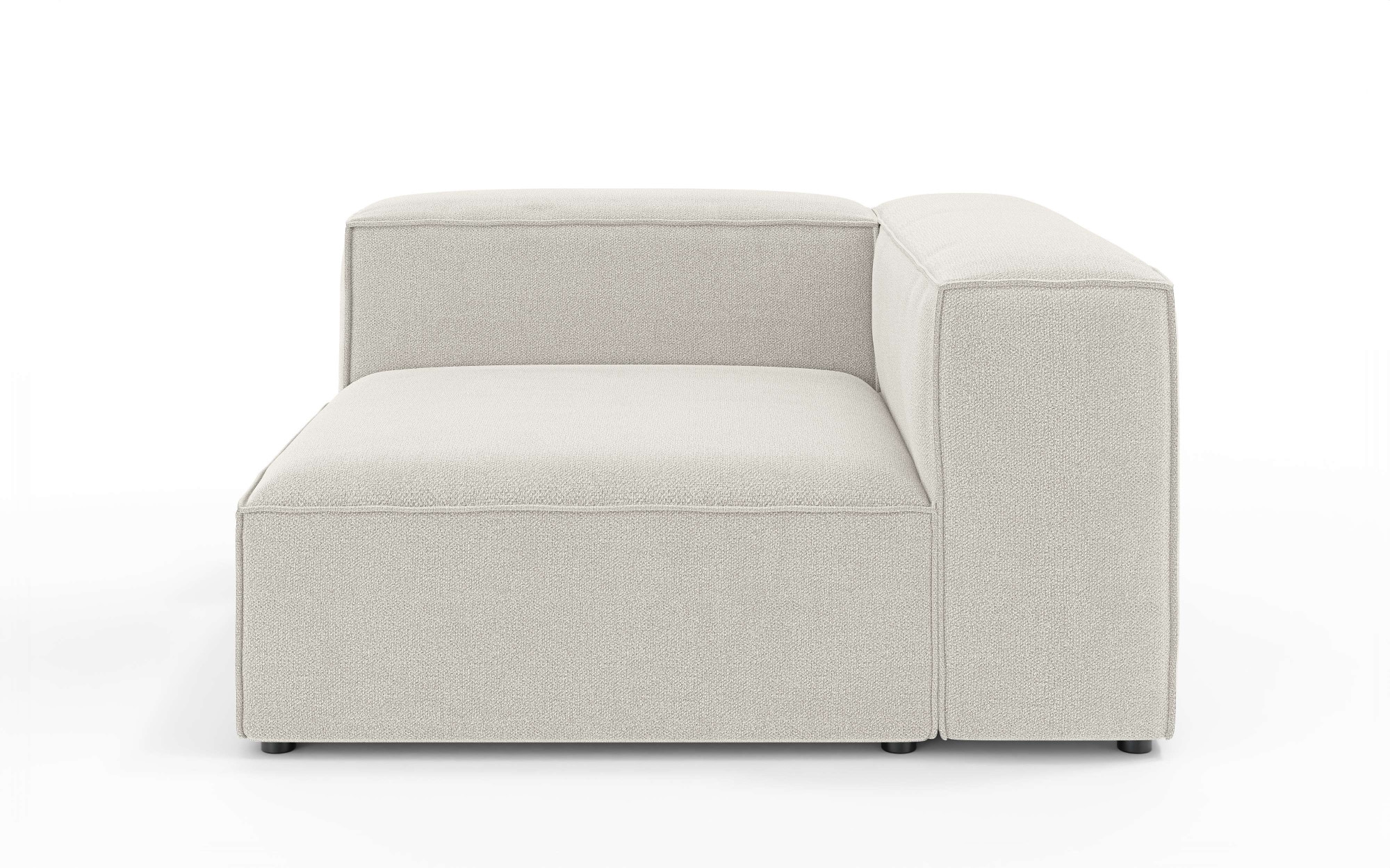 INOSIGN Ottomane »HAILY links/rechts bestellbar, Loungemöbel, Maße B/T/H: 130/130/72 cm«, als Modul oder separat verwendbar, für individuelle Zusammenstellung