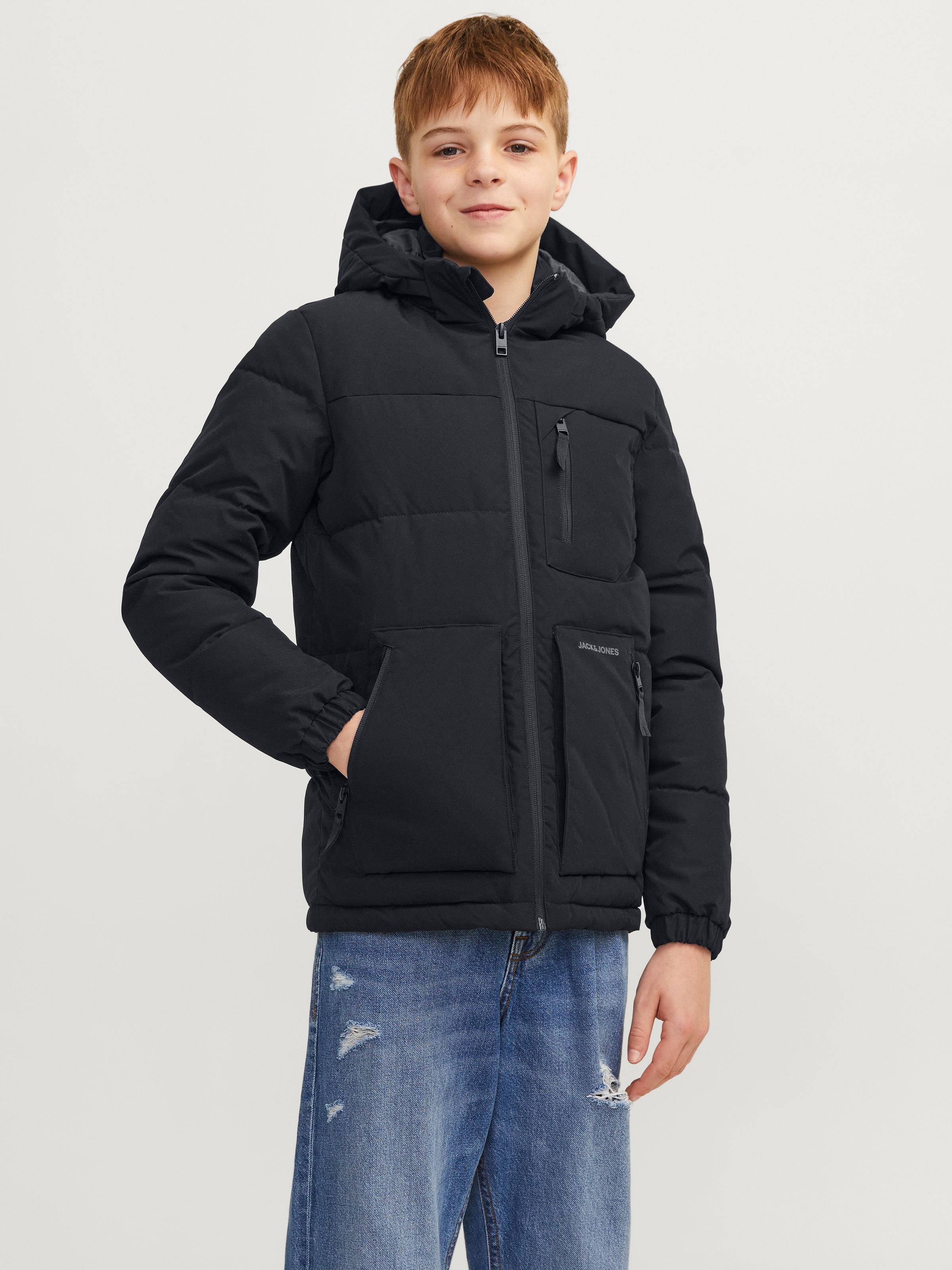 Jack & Jones Junior Steppjacke »JJEOTTO PUFFER JACKET SN JNR«, mit Kapuze