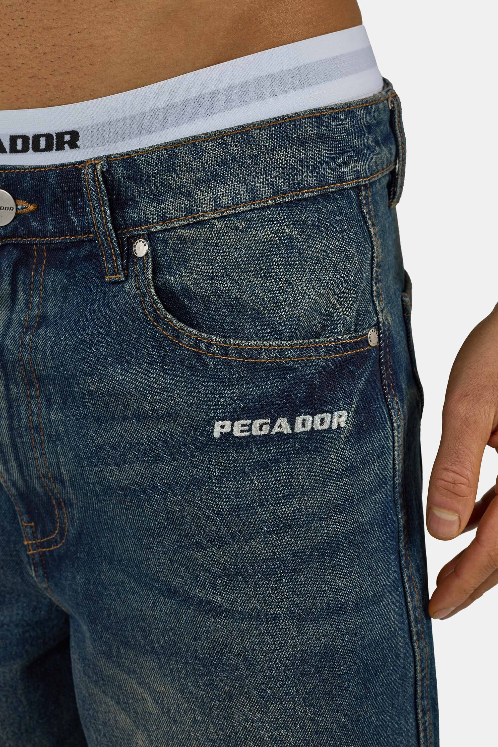 PEGADOR Jeansshorts »Kolar Jorts« Baumwolle, regular fit