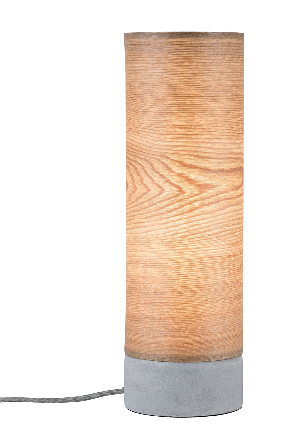 Paulmann Tischleuchte »Neordic Skadi max.1x20W E14 Grau 230V Holz/Beton«, 1 flammig, Leuchtmittel E14 | ohne Leuchtmittel