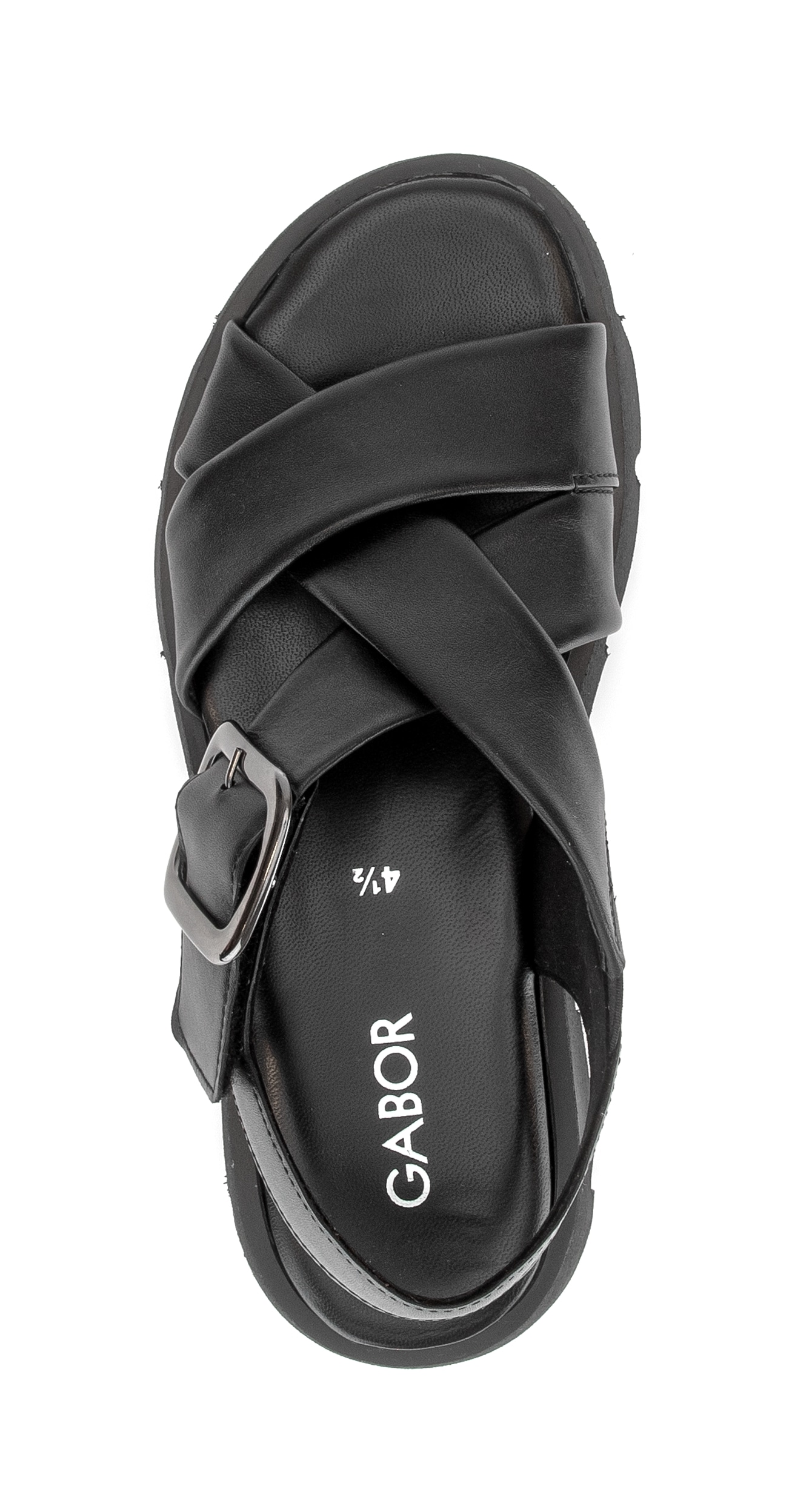 Gabor Keilsandalette  , Plateau, Sommerschuh, Riemchensandale mit Kreuzbandage