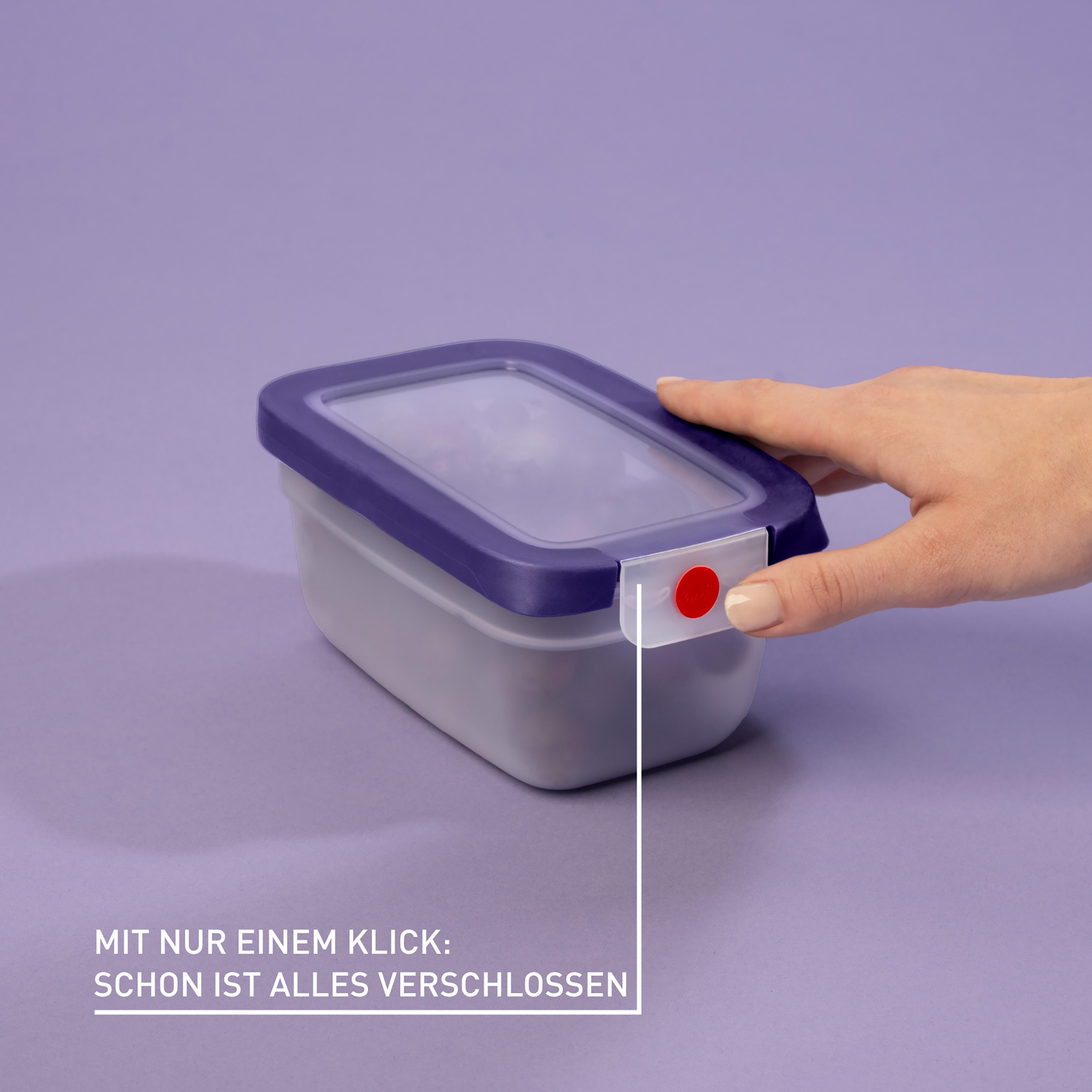 Emsa Frischhaltedose »oneClick« verschlossen mit nur 1 x Klick, 100% dicht, made in Germany