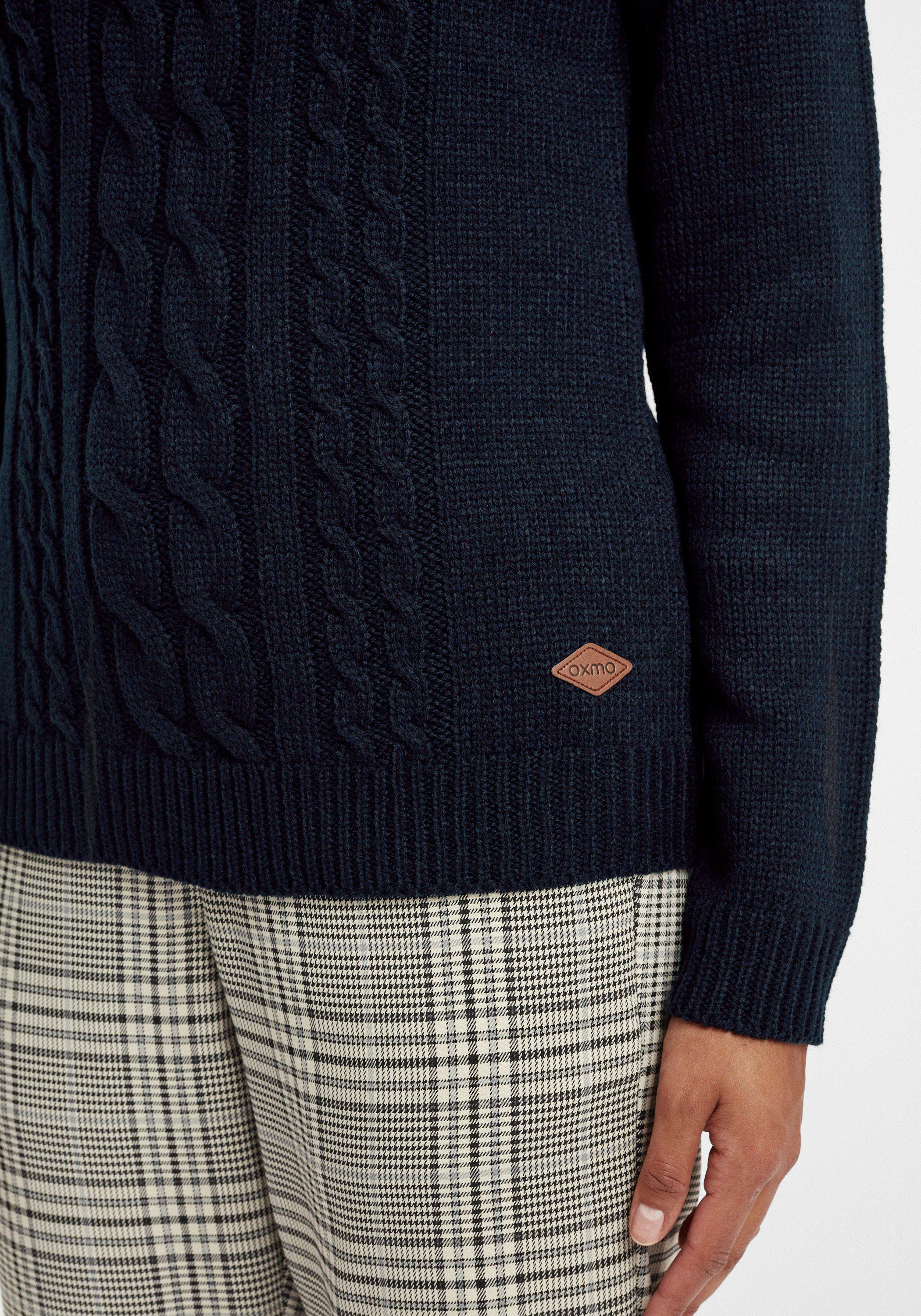 OXMO Strickfleece-Pullover »Strickpullover OXCarry«