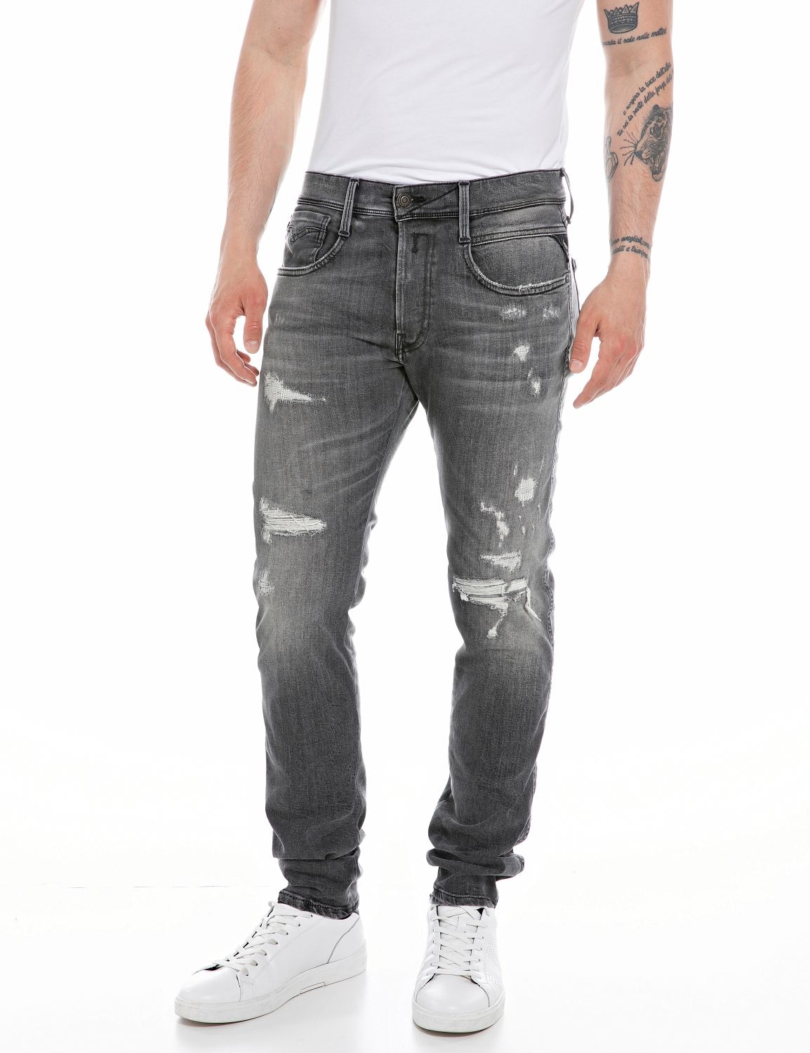 Replay Slim-fit-Jeans »ANBASS HYPERFLEX BIO«