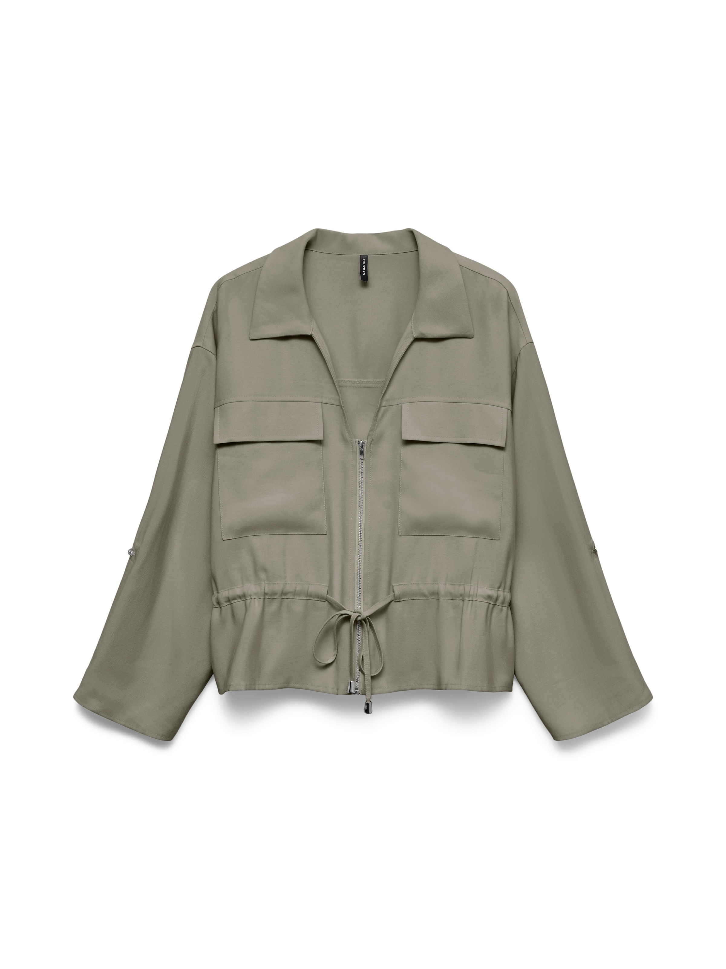 Vero Moda Langarmbluse »VMKATIE LS SHIRT WVN NOOS« Materialmix