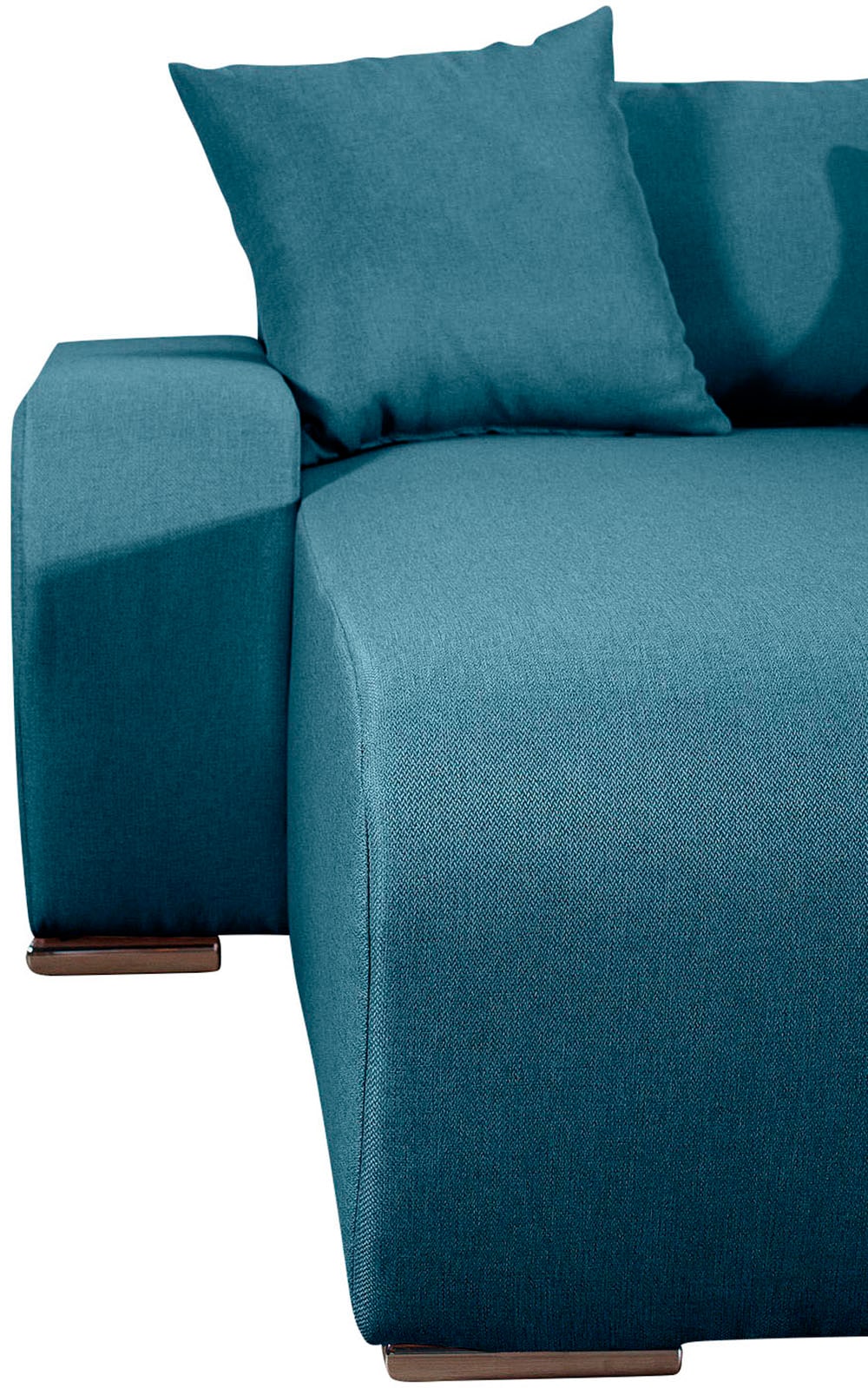 COLLECTION AB Wohnlandschaft »Paola U-Form, B: 314 cm« Schlaffunktion, Bettkasten & 4 Zierkissen, Federkern