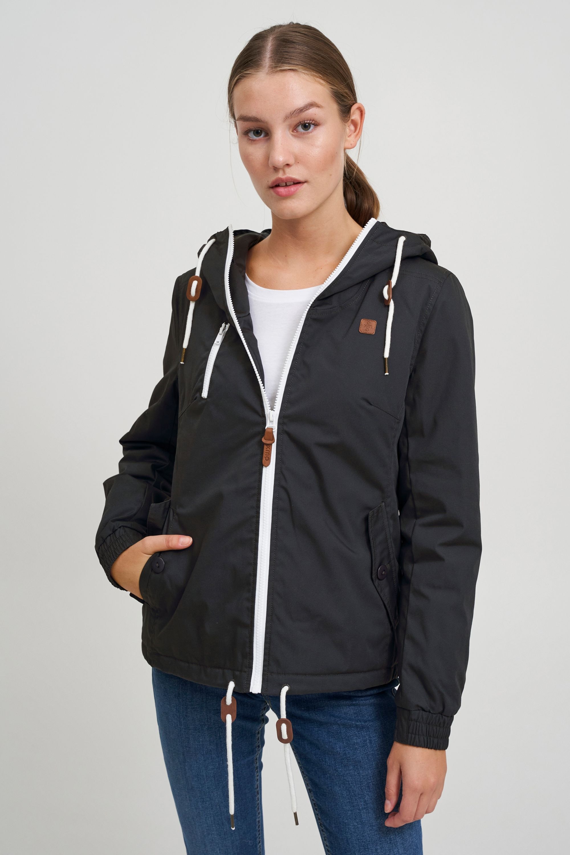 OXMO Kurzjacke »Kurzjacke OXTilda«, mit Kapuze