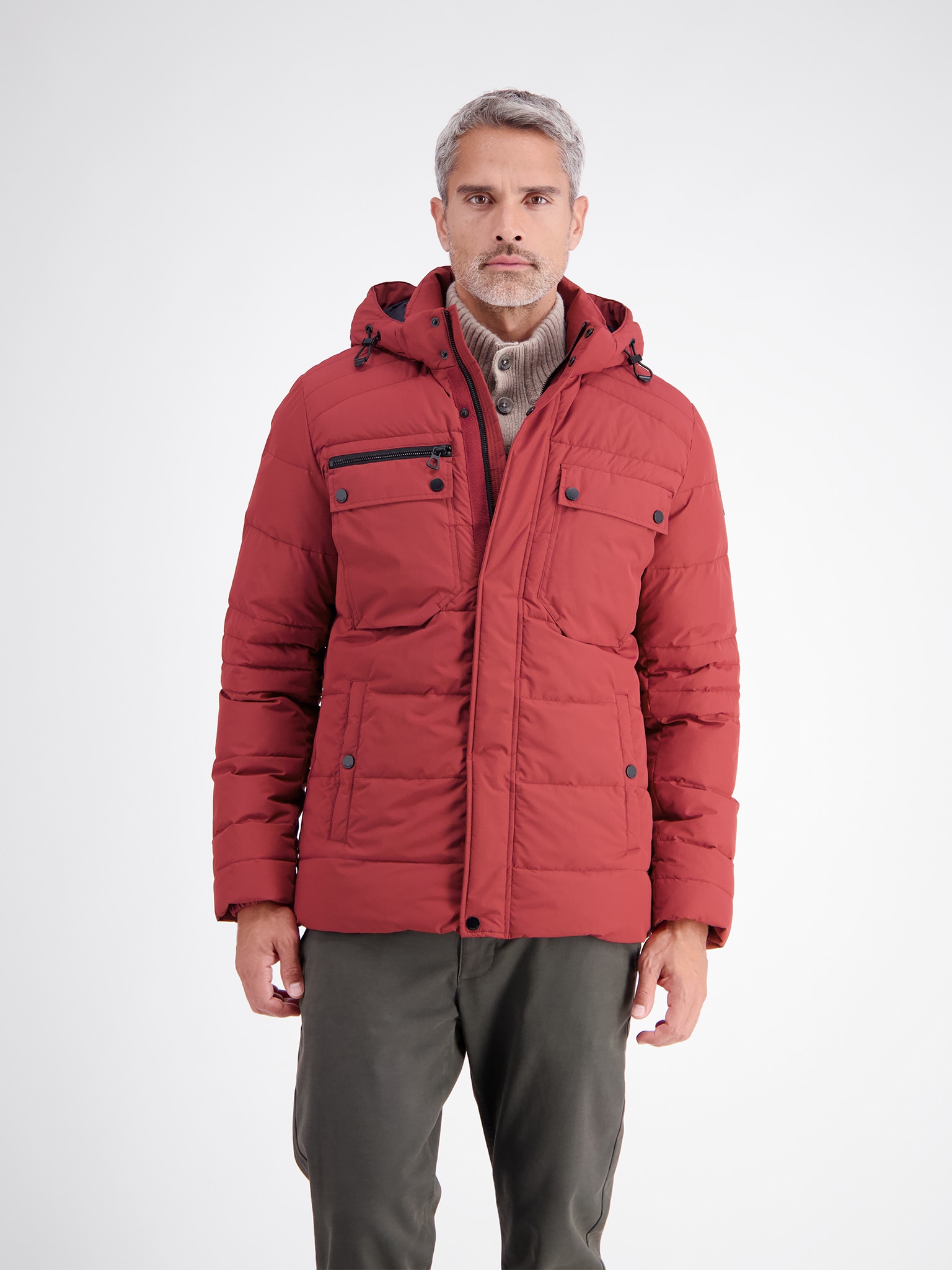 LERROS Steppjacke mit Kapuze Winterjacke mit Kapuze und diversen Taschen