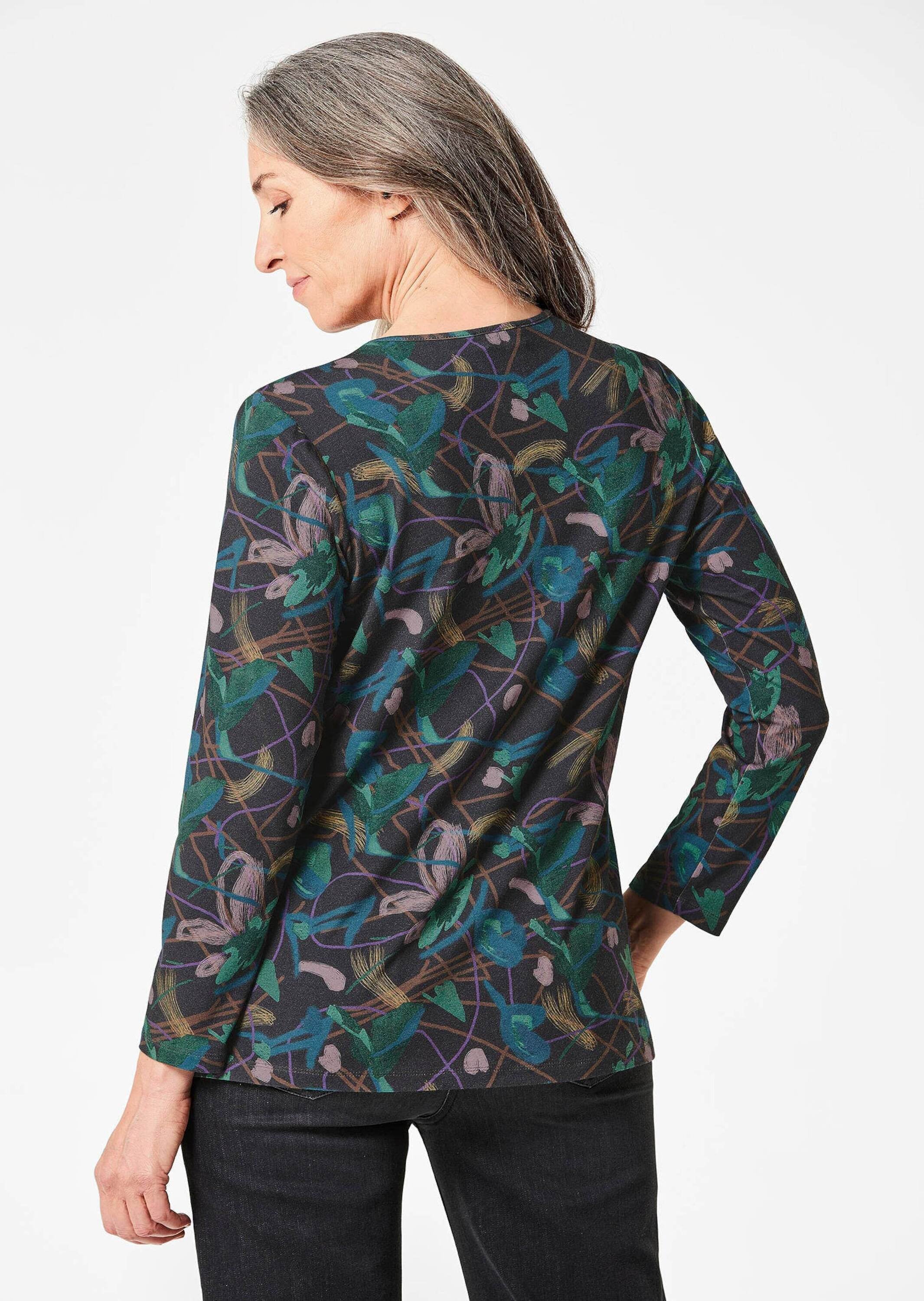 GOLDNER Langarmshirt »Druckshirt«