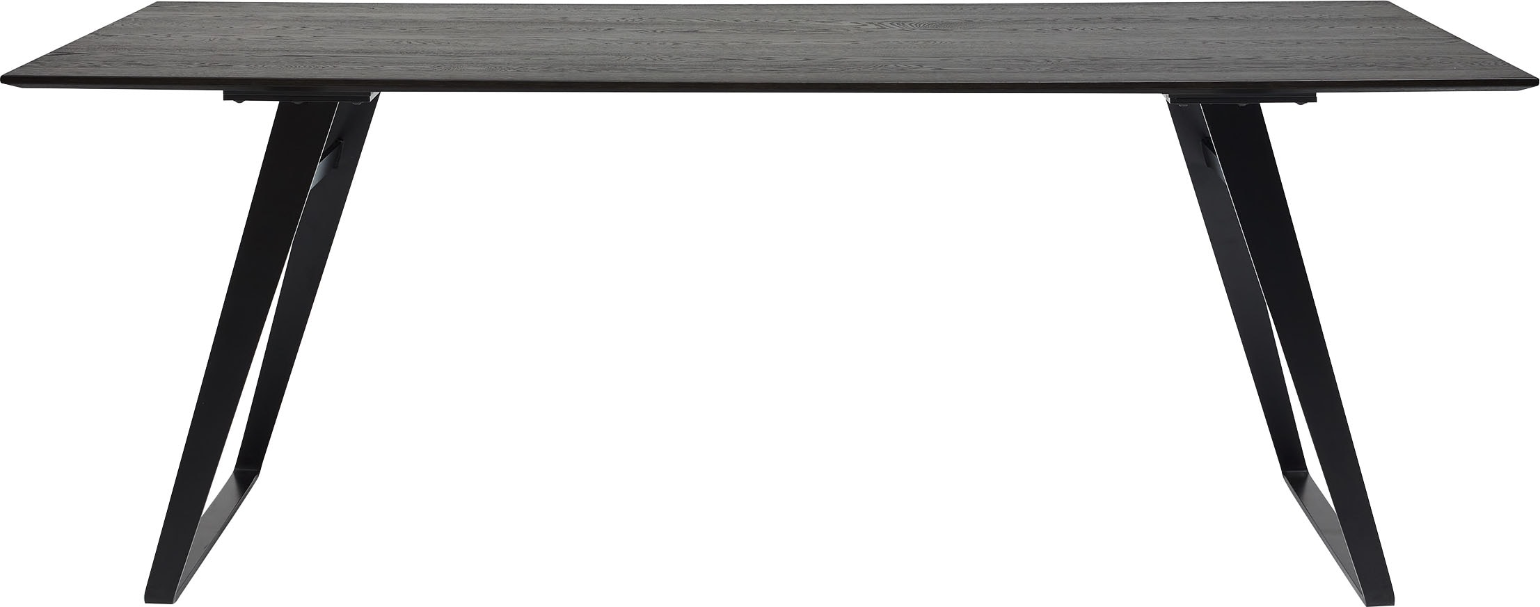 Musterring Esstisch »JustB! SP100« Massivholzplatte in Eiche schwarz, Bügelgestell schwarz, drei Größen