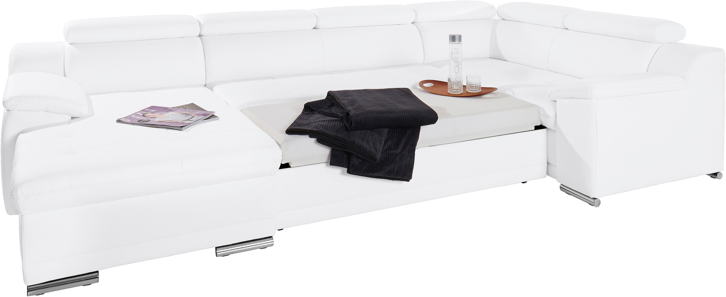 sit&more Wohnlandschaft Andiamo, mit Kopfteilverstellung, wahlweise mit Bettfunktion