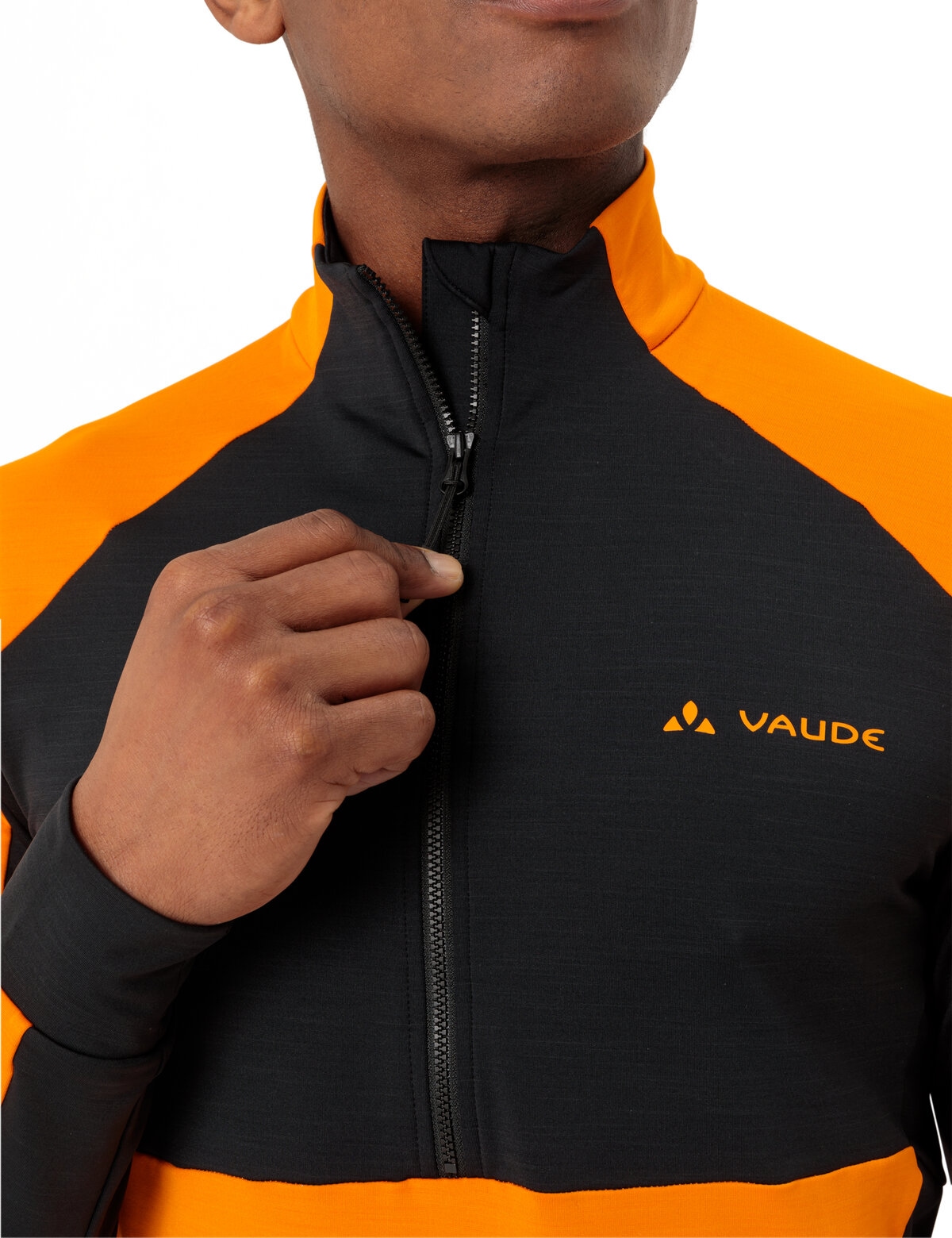 VAUDE Funktionsshirt »Men's Kuro Halfzip LS Tricot«, Fahrradshirt
