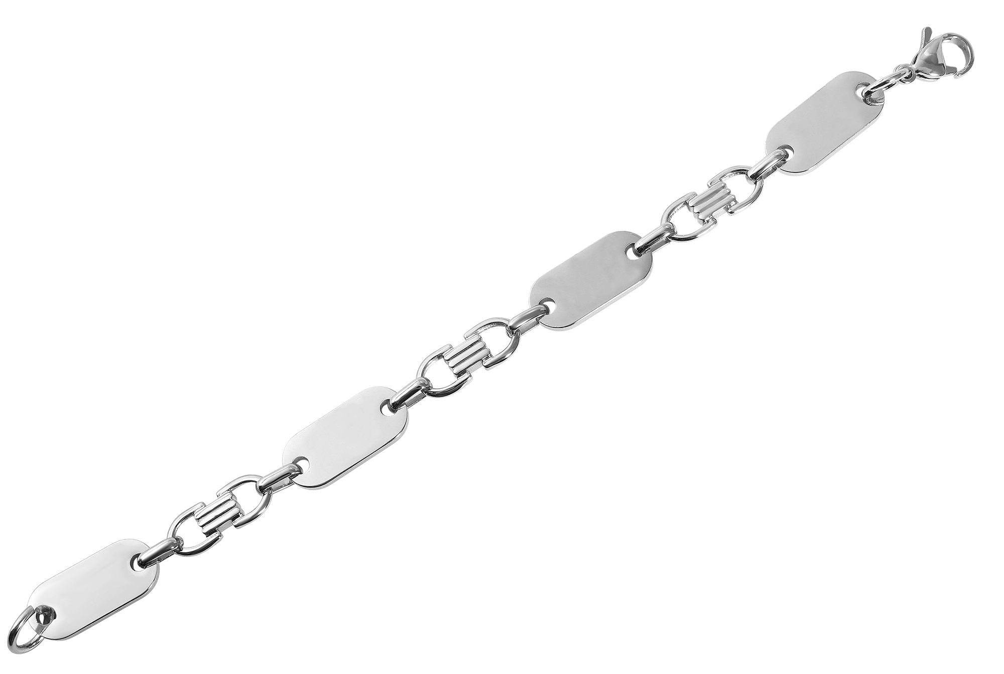 Adelia´s Armband »Unisex Armband aus Edelstahl 19 cm«