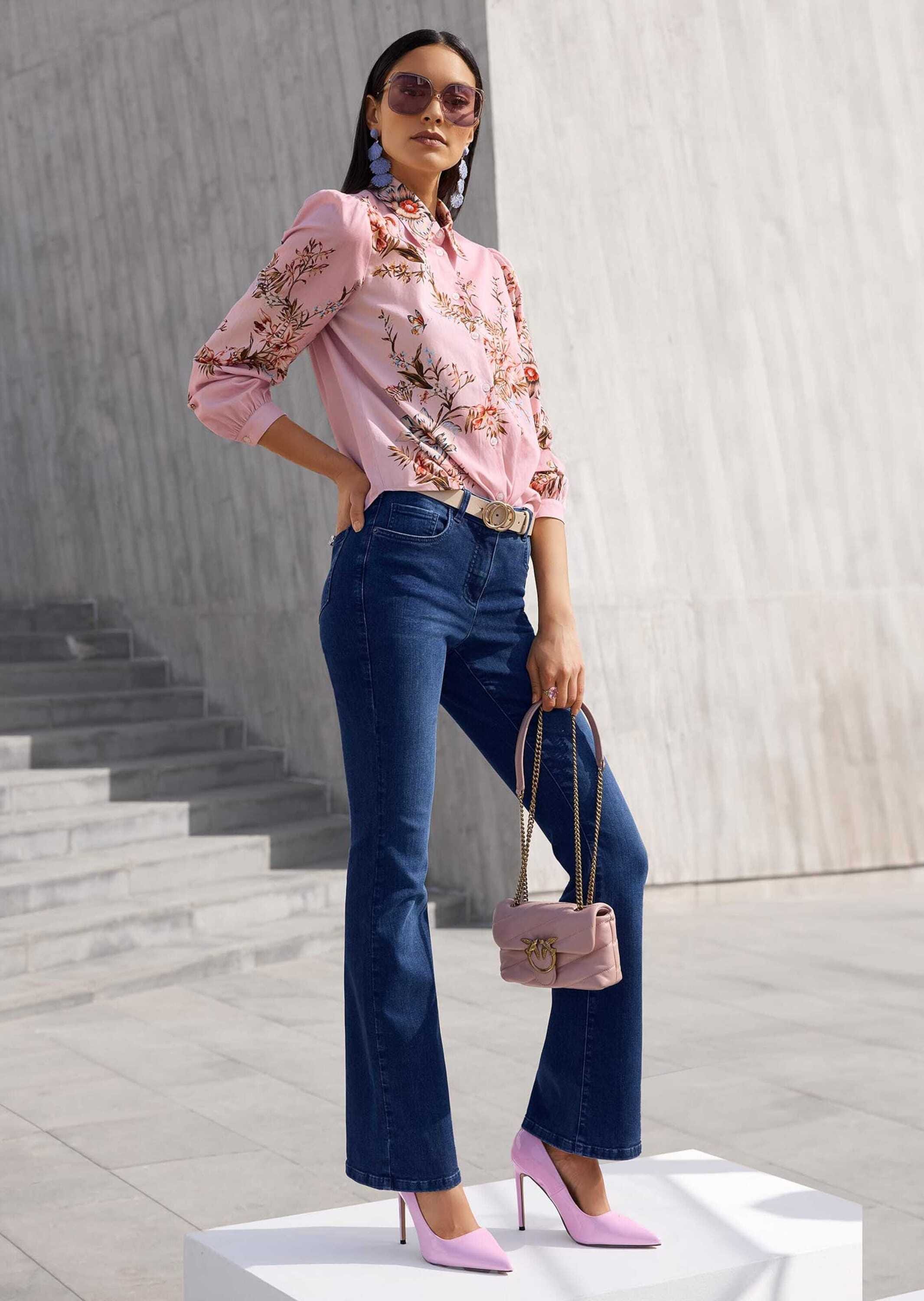 MADELEINE Regular-fit-Jeans »Schlaghose Five-Pocket-Jeans im Bootcut-Style«