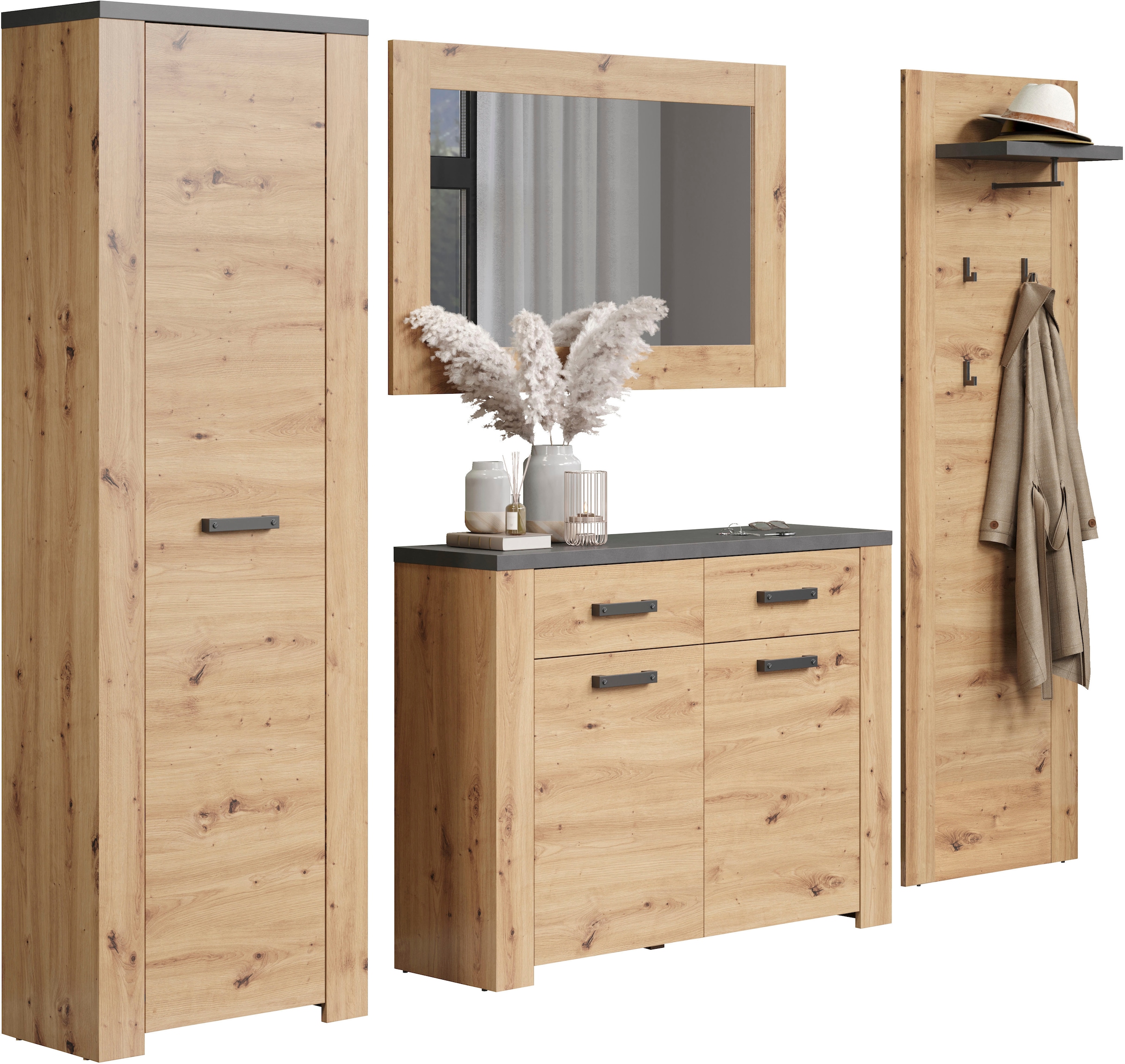 Home affaire Garderoben-Set »Ambres«, (4 St.)