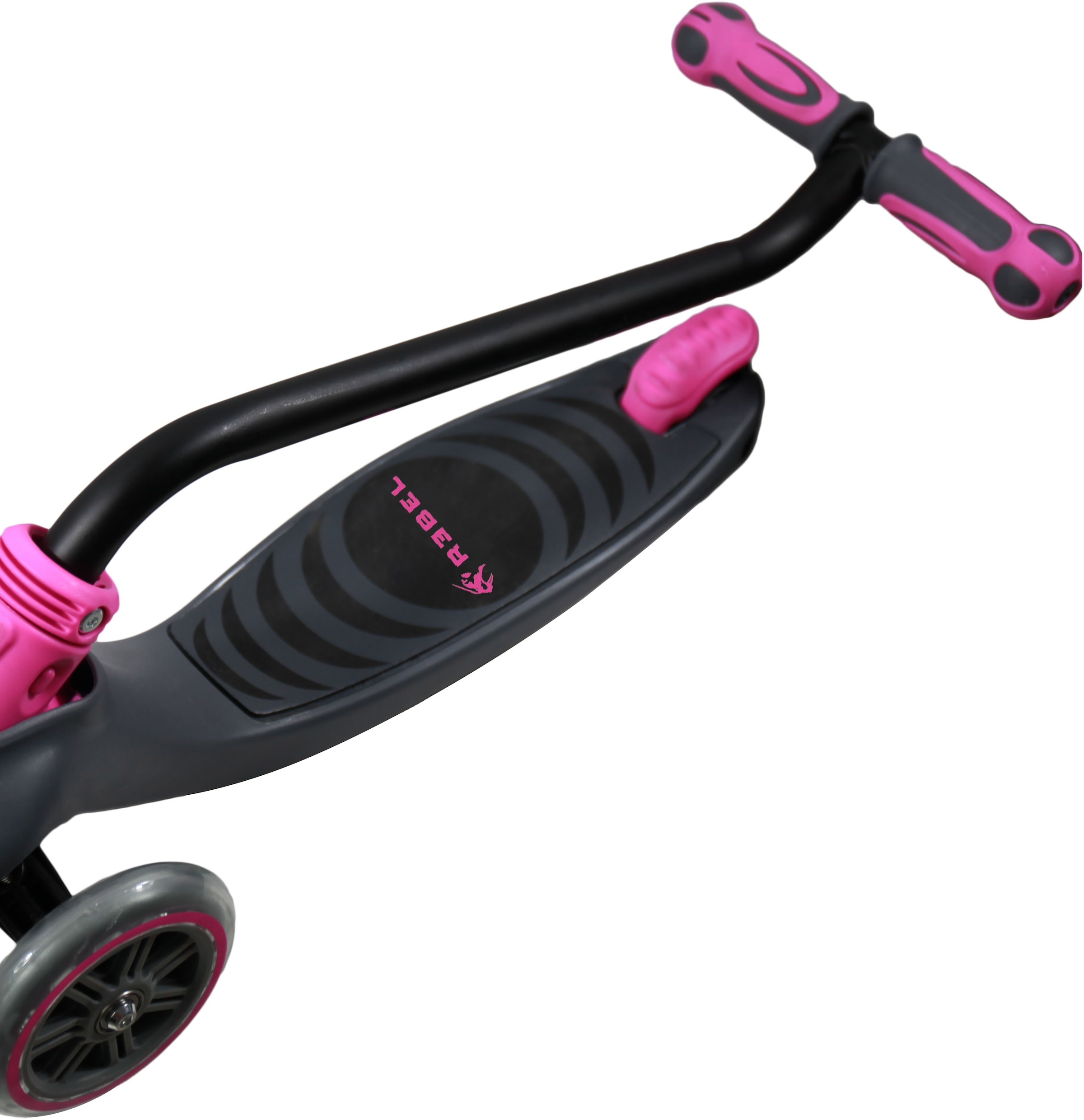 REBEL Dreiradscooter »Kickboard City Scooter RIDER«, transparent