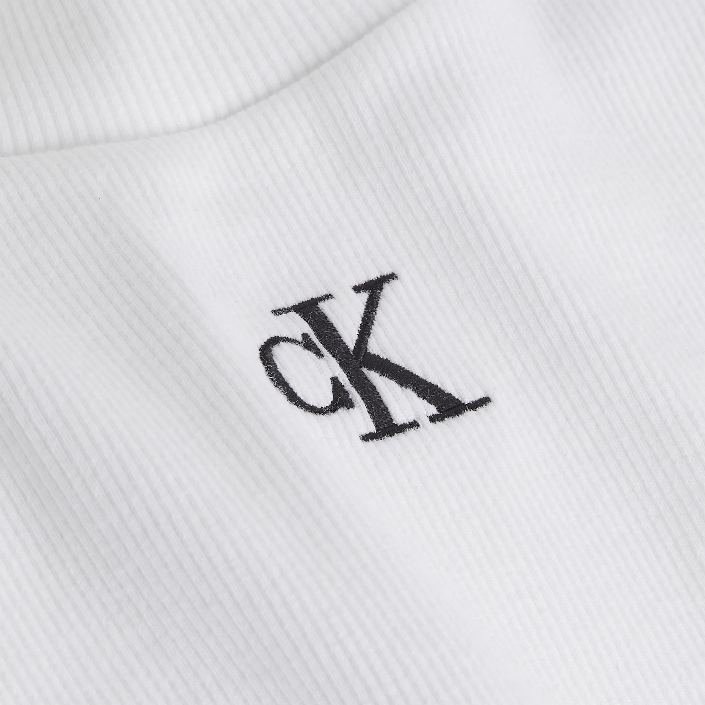 Calvin Klein Jeans T-Shirt »CK RIB BABY TEE«, in kurzer Form