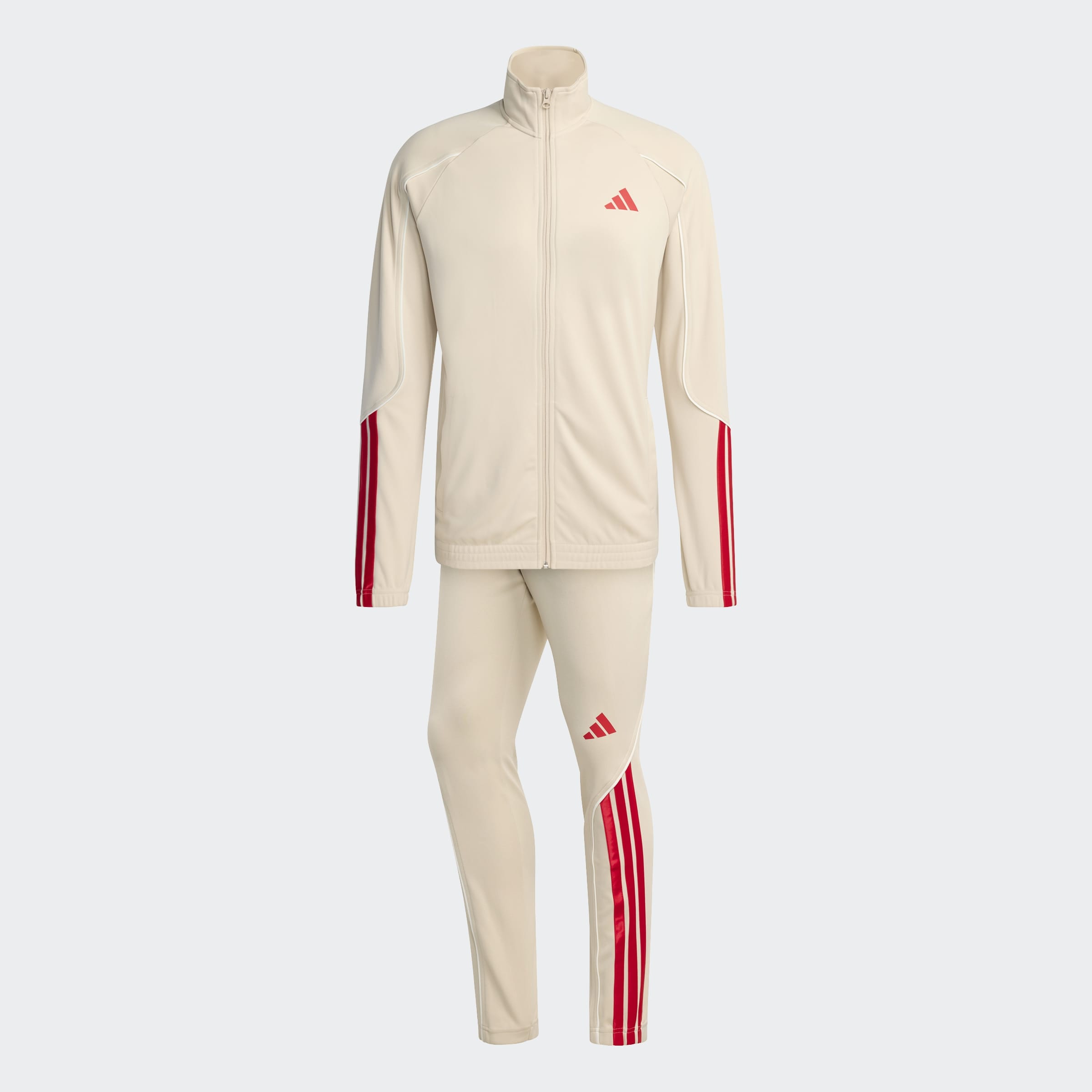 adidas Sportswear Trainingsanzug »M 3S STADIUM TS« 2 tlg. zweiteiliges Set aus Jacke und Hose, aus leichtem Polyester
