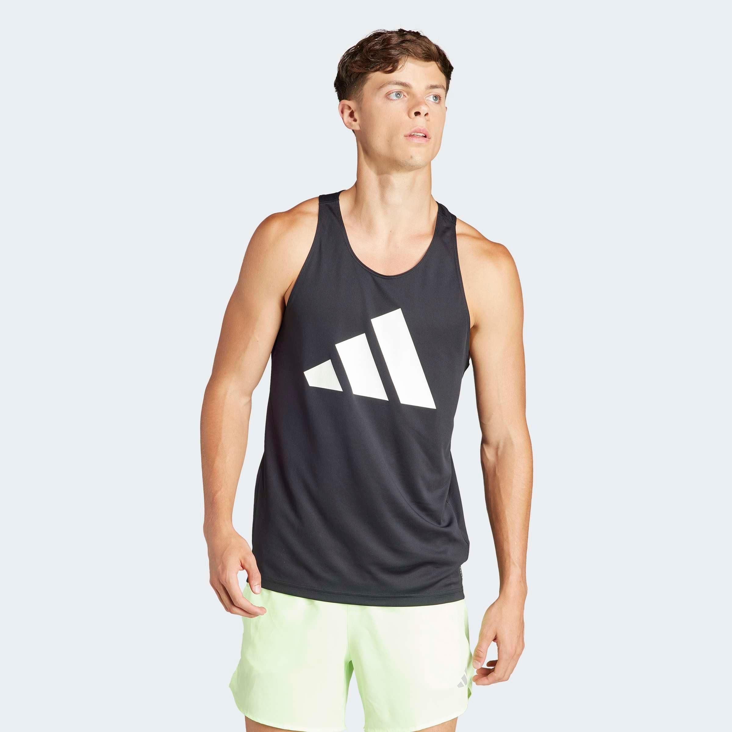 Adidas Performance Lauftop »RUN IT TANK« in schwarz, Größe L