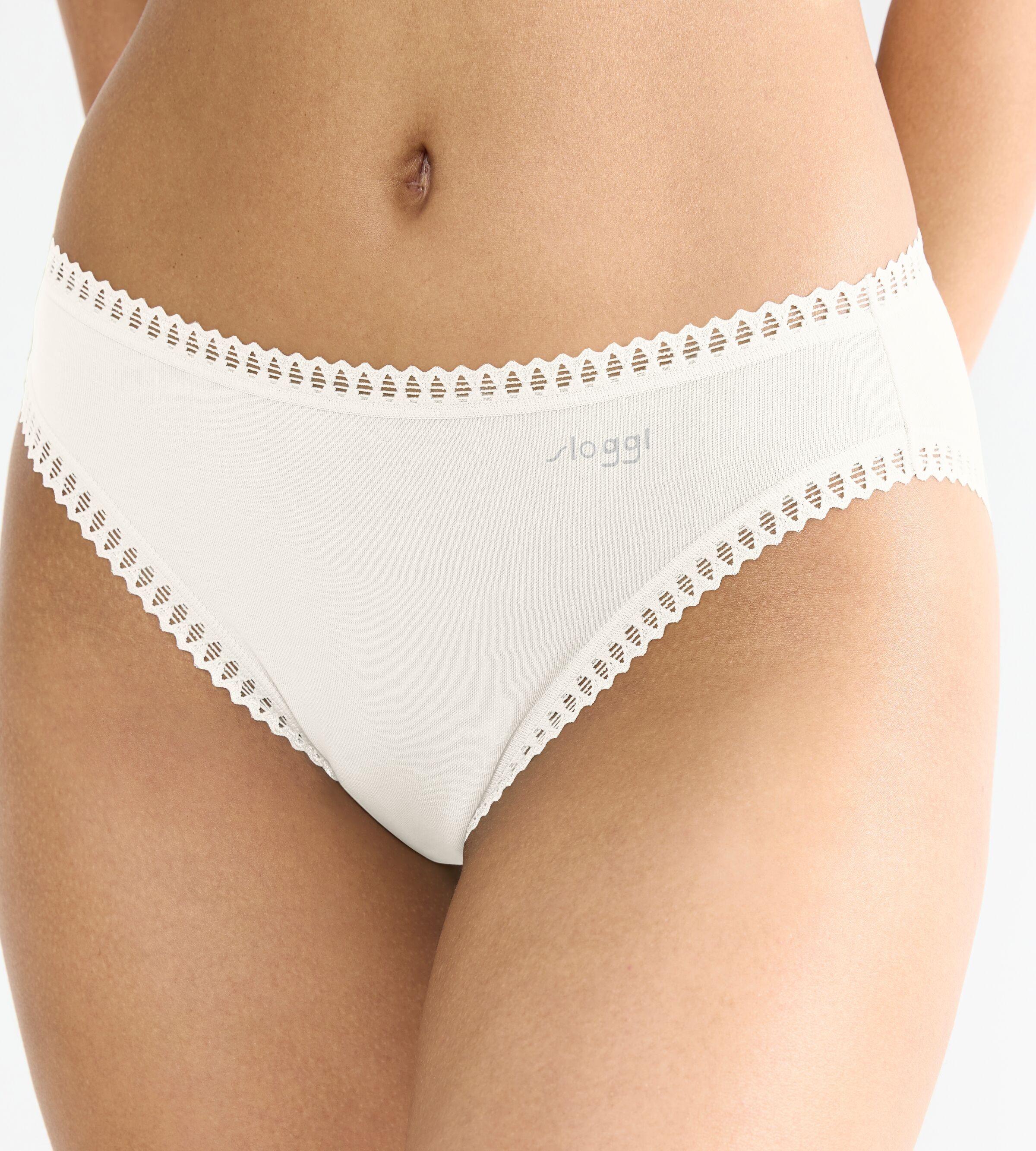 sloggi Slip »GO Crush High leg C3P« 3er Pack,  mit Spitzendetails